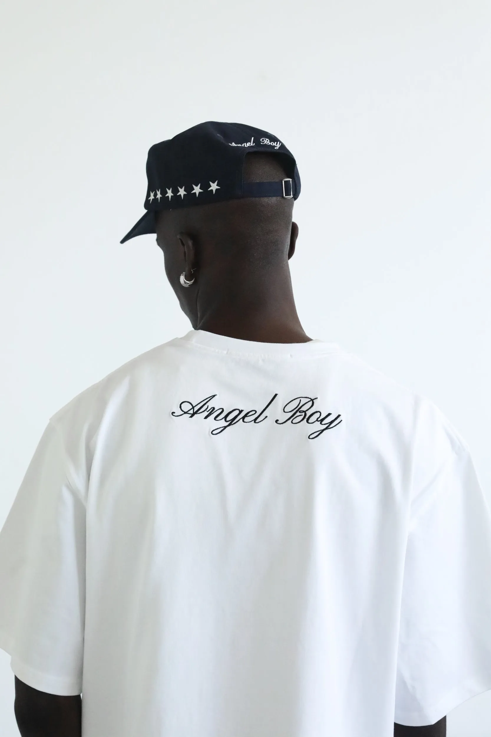 Signature White Box Tee - Black sold by Angel Boy product image thumbnail 4