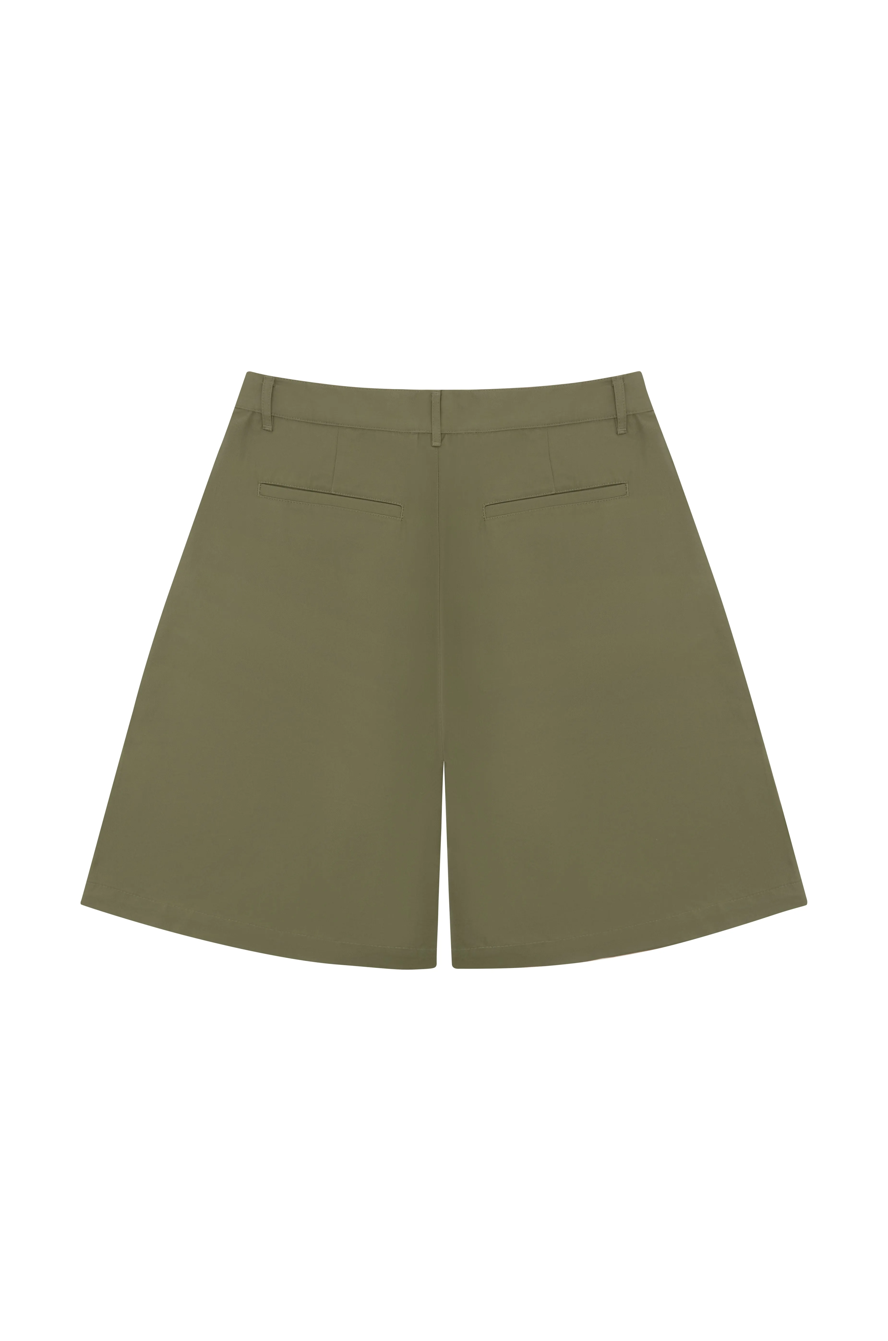 Olive Pleated Shorts sold by Angel Boy product image thumbnail 4