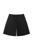 Black Pleated Shorts sold by Angel Boy