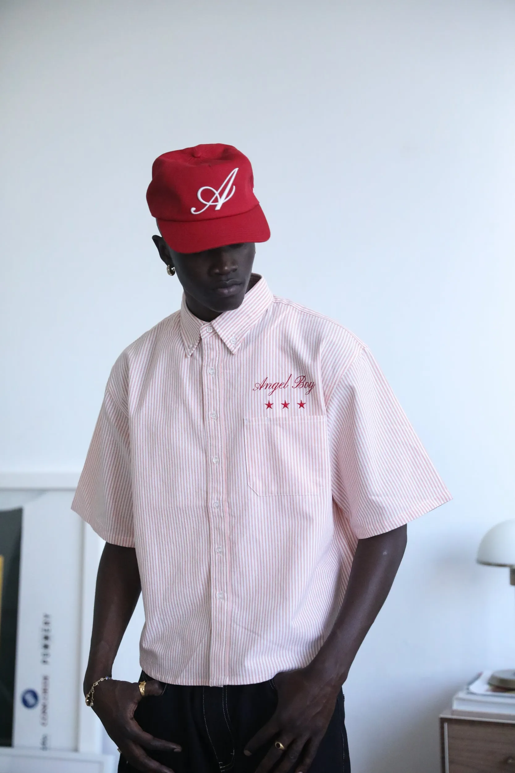 Red Signature Star Hat sold by Angel Boy product image thumbnail 2