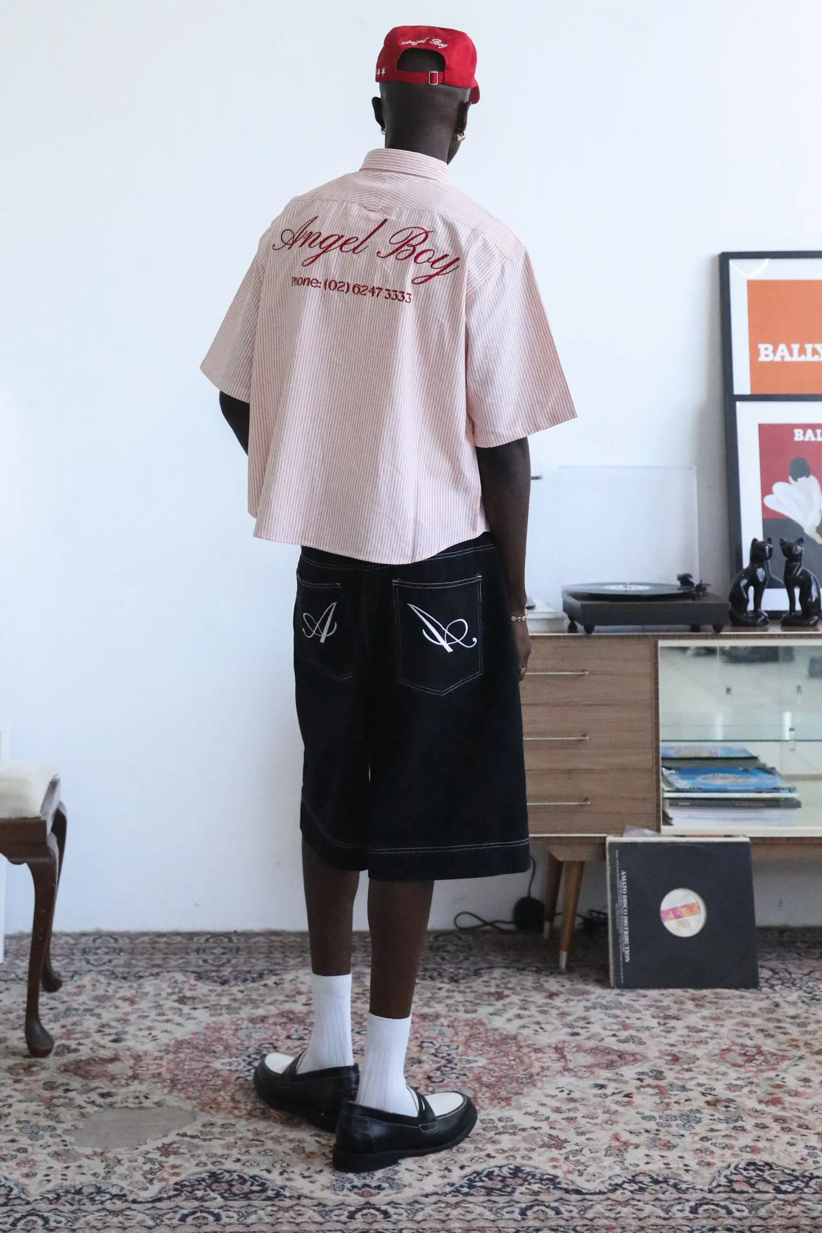 Angel Boy Black Denim Shorts sold by Angel Boy product image thumbnail 5