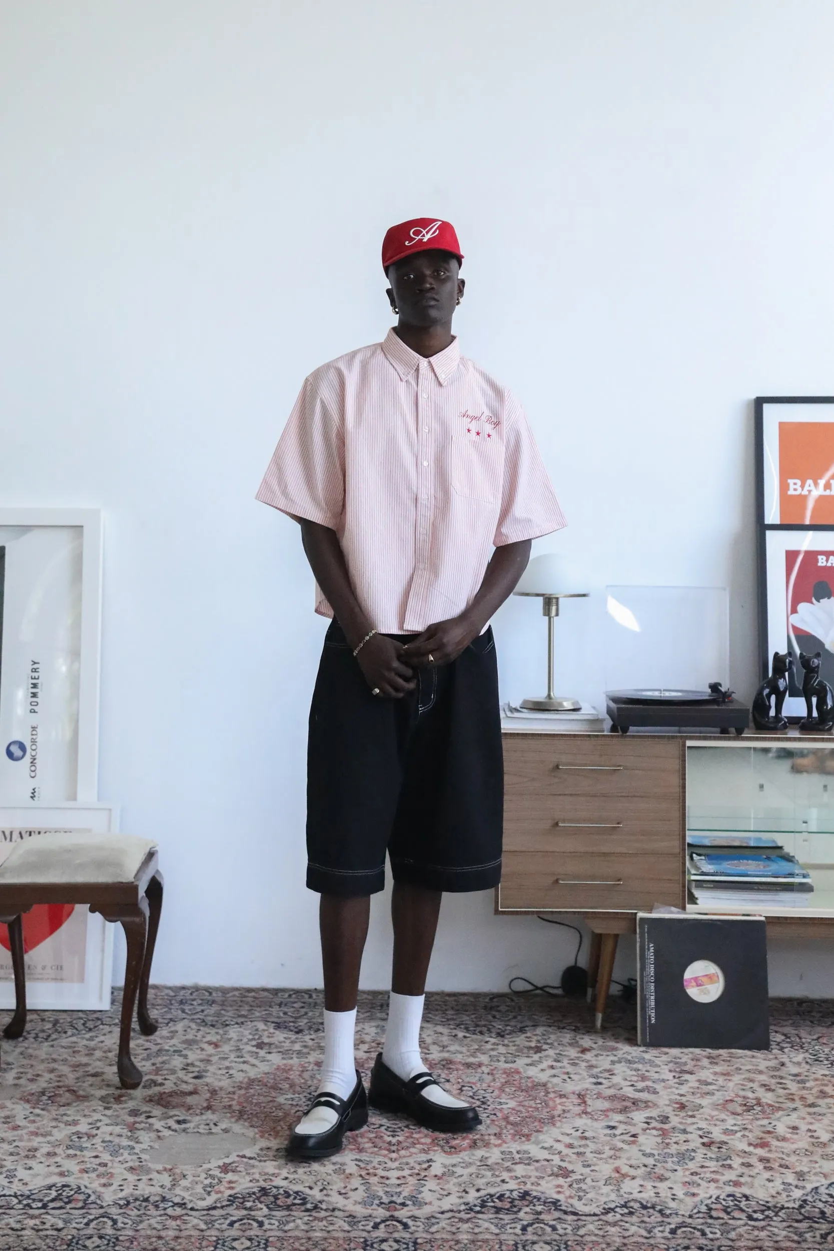 Angel Boy Black Denim Shorts sold by Angel Boy product image thumbnail 4