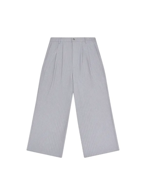 Grey Pinstripe Pants made by Angel Boy