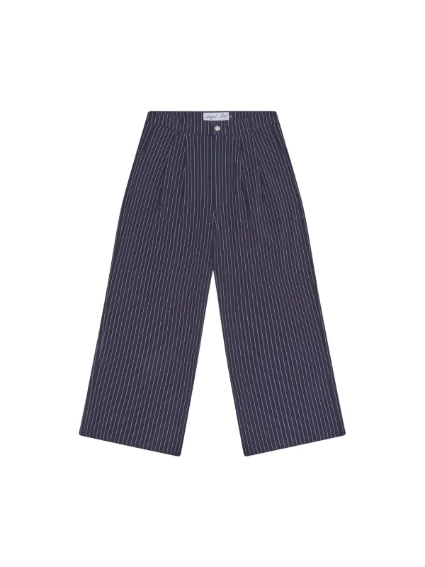 Navy Pinstripe Pants made by Angel Boy
