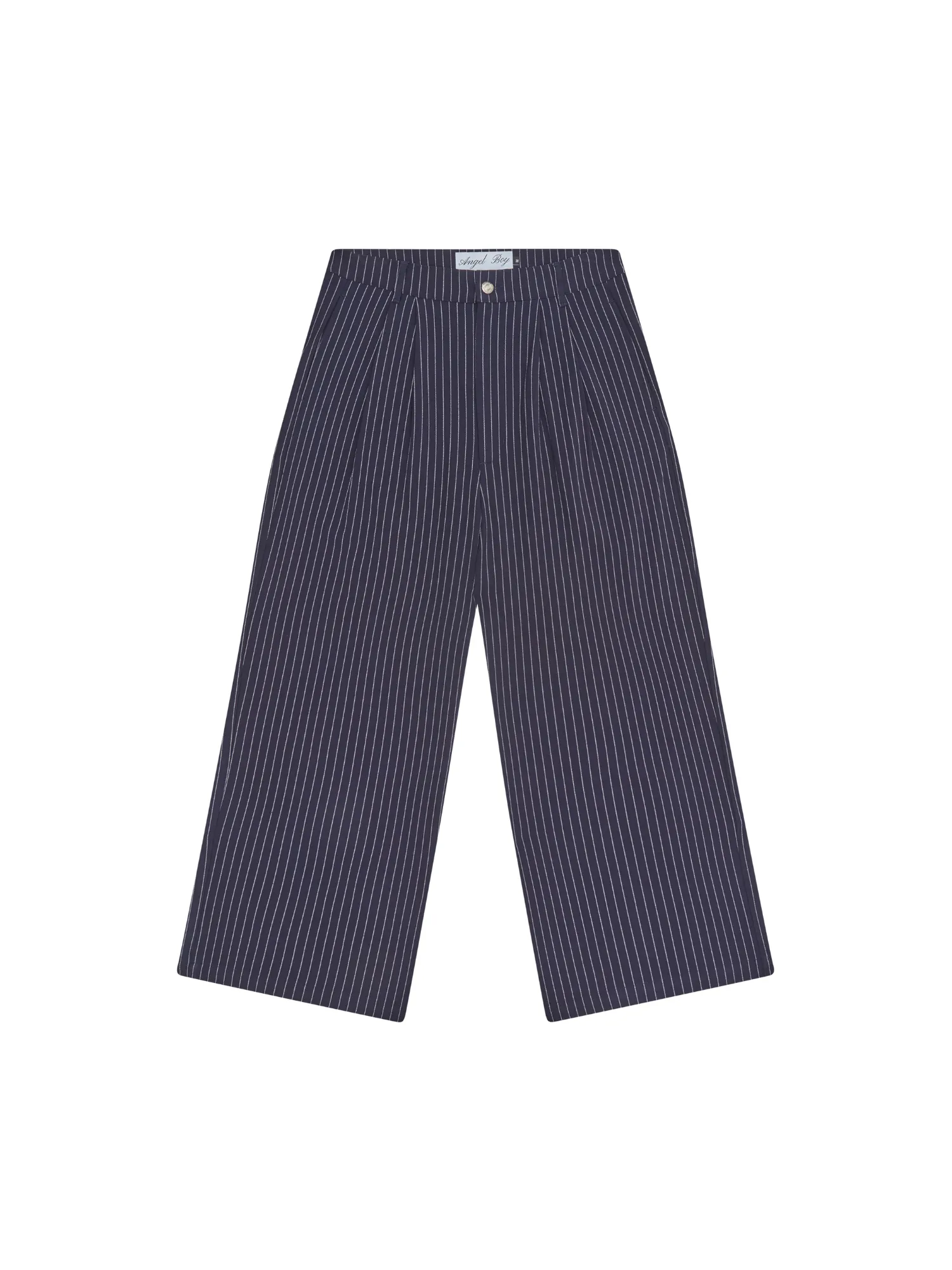 Navy Pinstripe Pants sold by Angel Boy