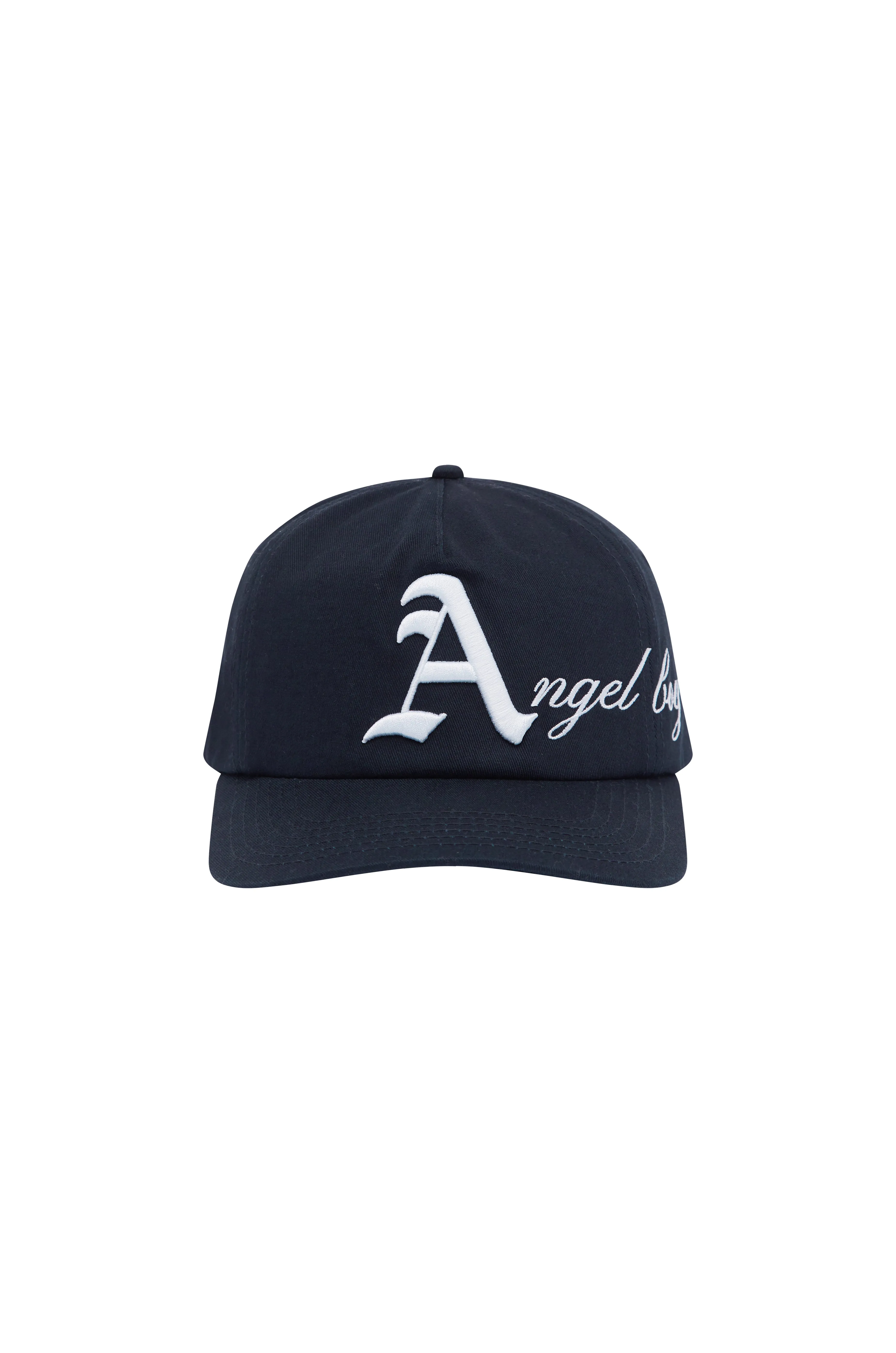 Navy Script Hat sold by Angel Boy