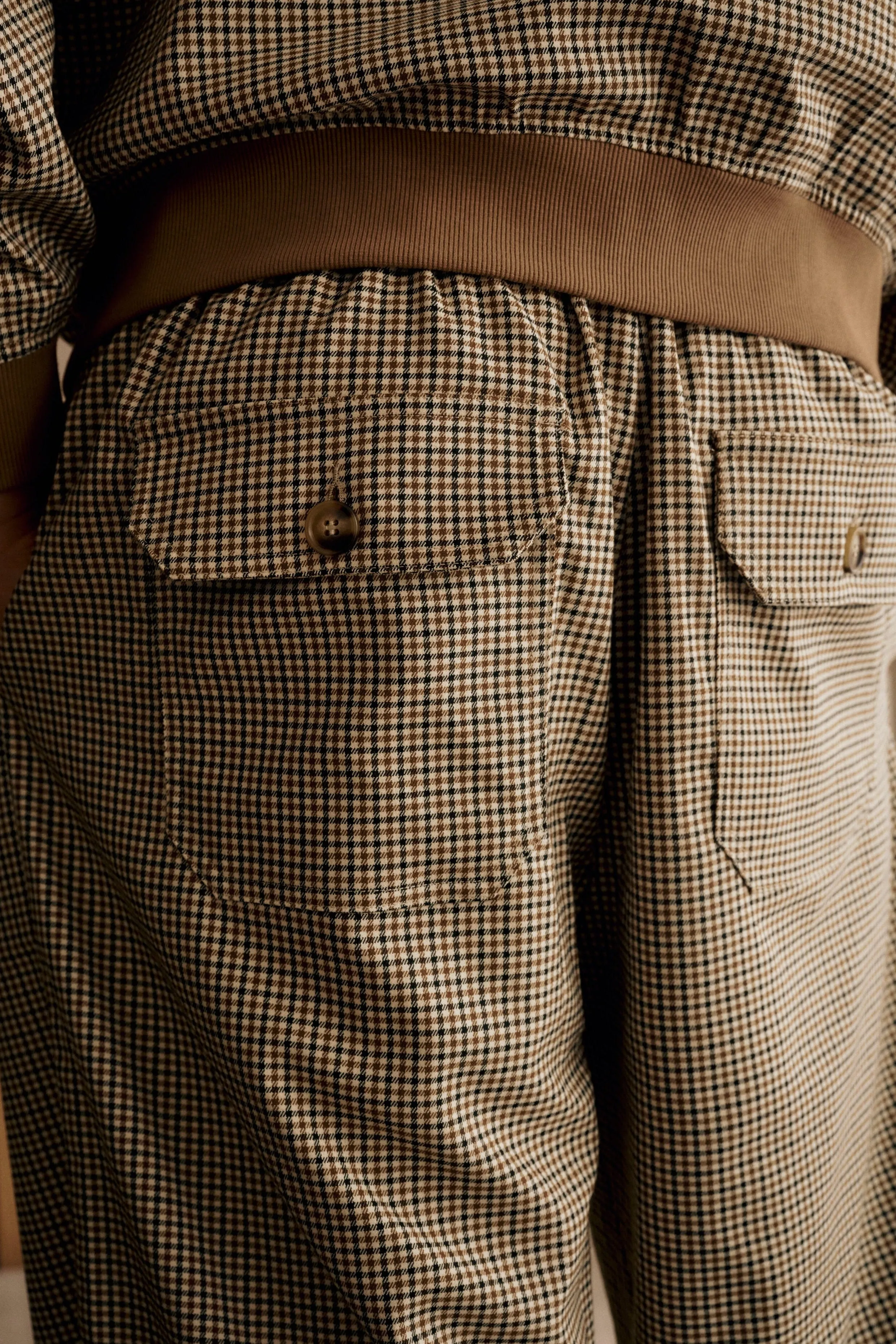 Houndstooth Pleated Pants sold by Angel Boy product image thumbnail 3