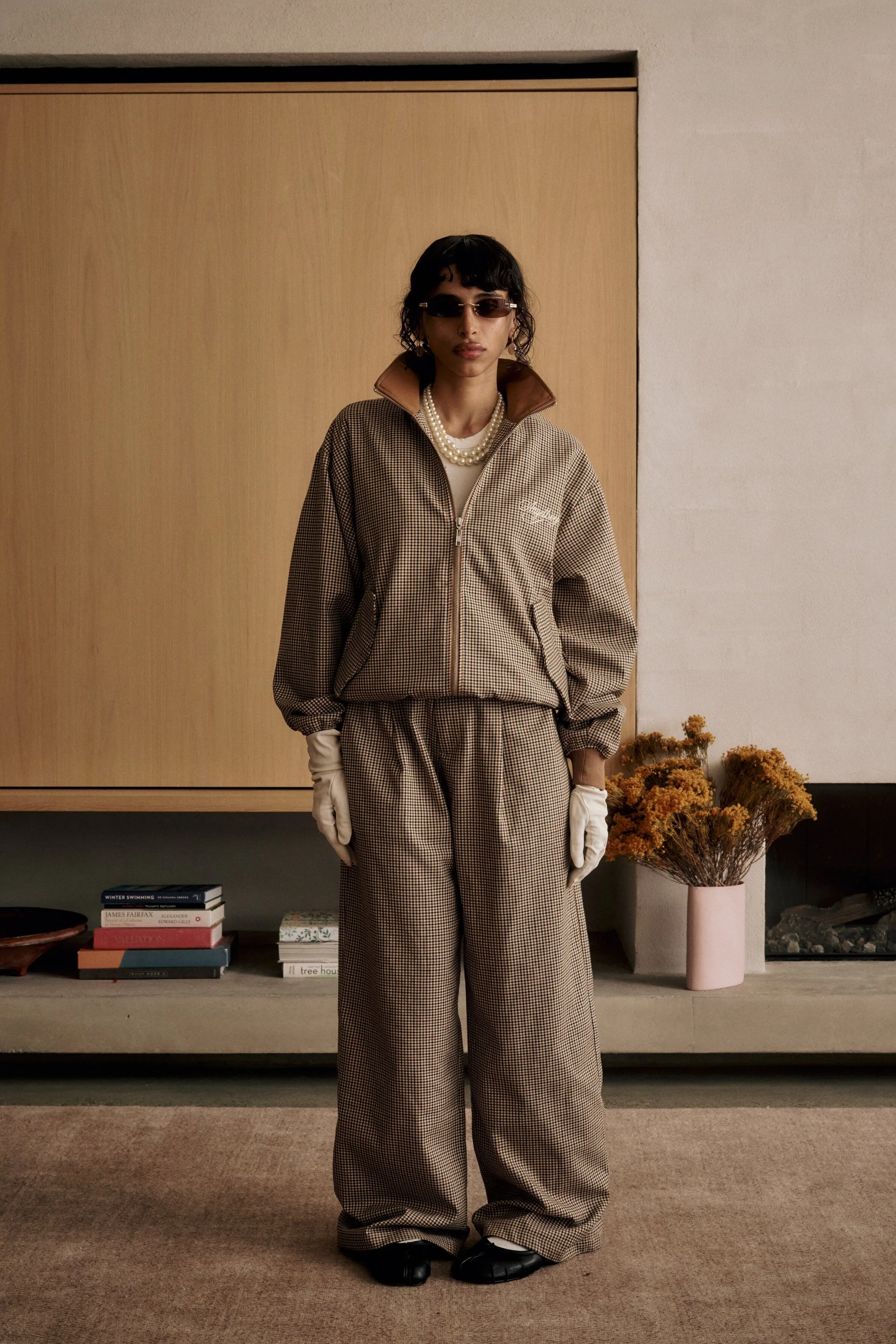 Houndstooth Pleated Pants sold by Angel Boy product image thumbnail 5