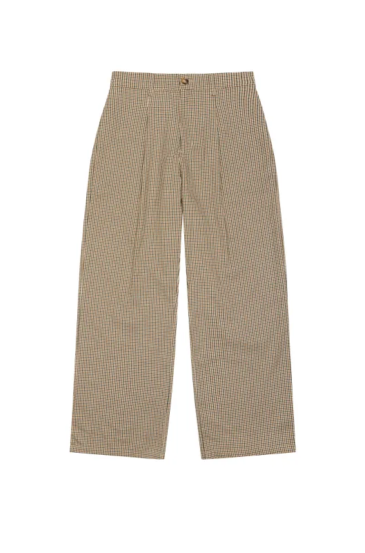 Houndstooth Pleated Pants sold by Angel Boy