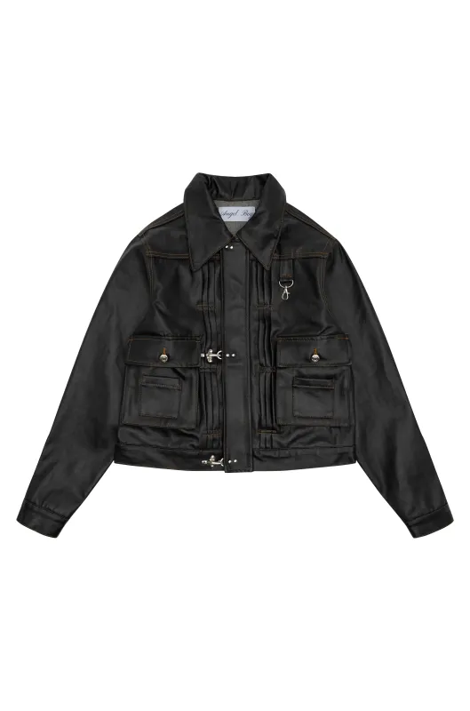 Coated Denim Jacket sold by Angel Boy