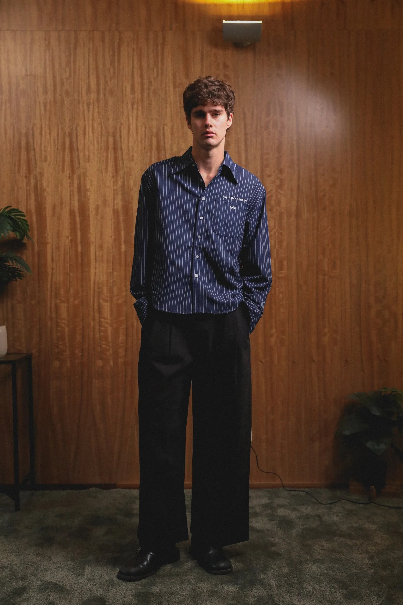 ABC Navy Striped Shirt sold by Angel Boy product image thumbnail 2