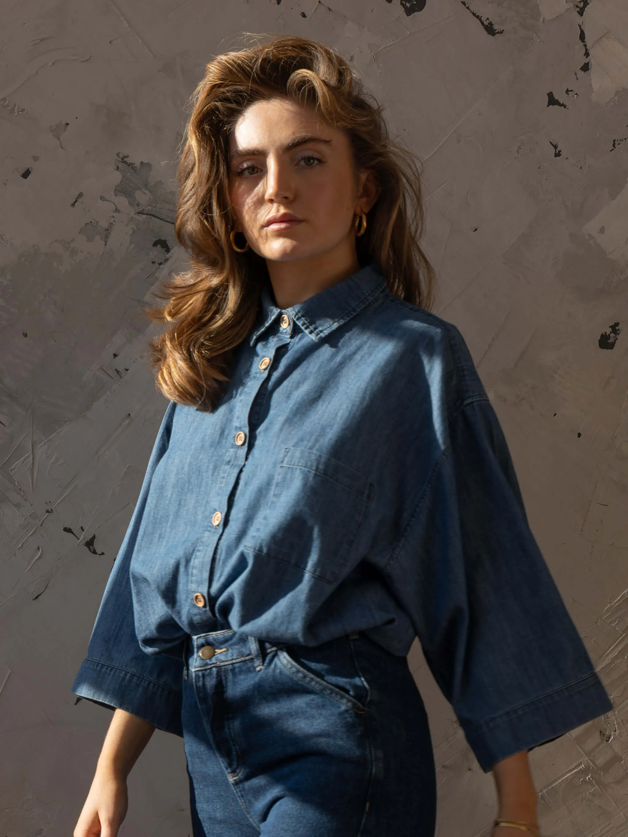 The Chambray Denim Shirt sold by The Simple Folk Co product image thumbnail 5