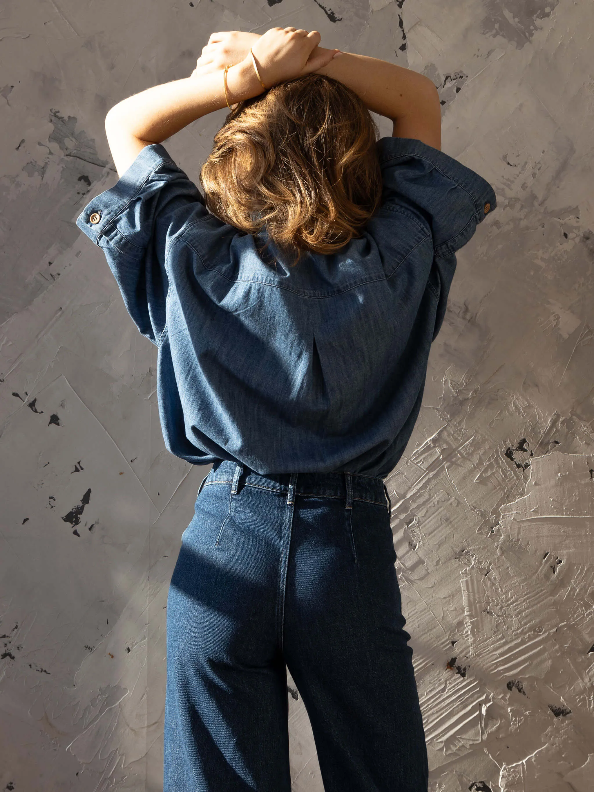 The Chambray Denim Shirt sold by The Simple Folk Co product image thumbnail 4