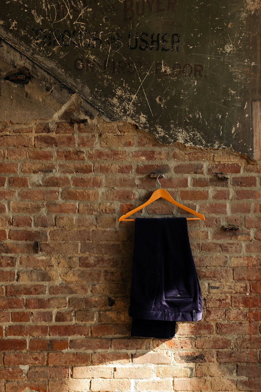 Navy Cord Trousers sold by Crittenden product image thumbnail 3