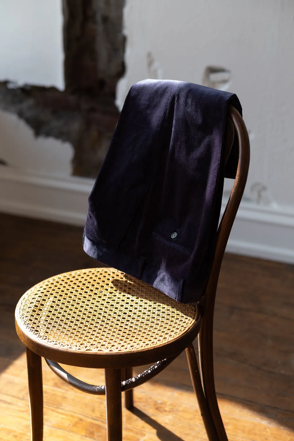 Navy Cord Trousers sold by Crittenden product image thumbnail 2