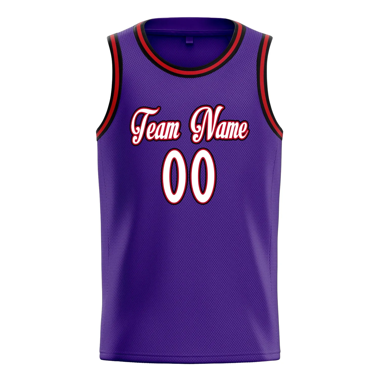 Custom Purple White White-Pinstripe Basketball Jersey sold by Tailorly product image thumbnail 2
