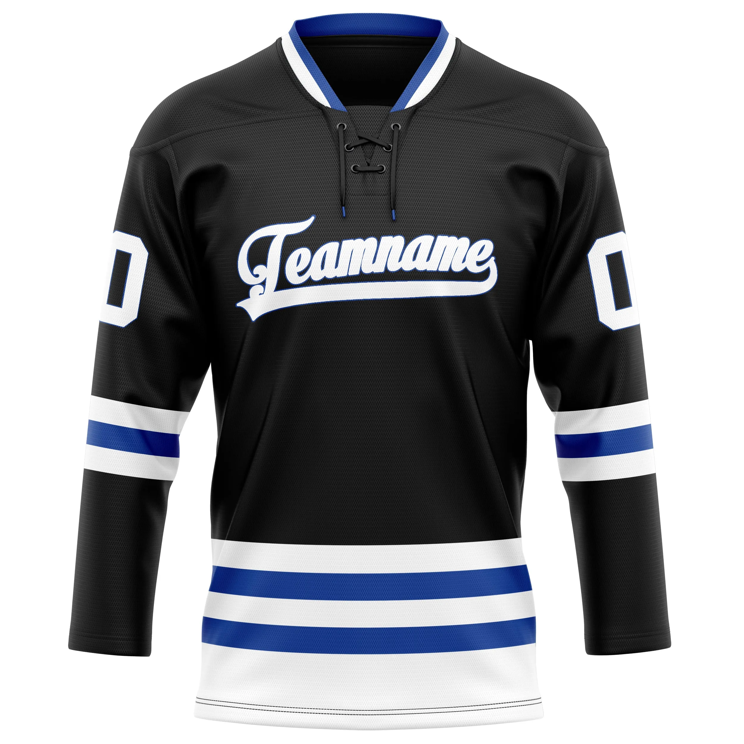Custom Black Royal Solid Colour Hockey Jersey sold by Tailorly product image thumbnail 2