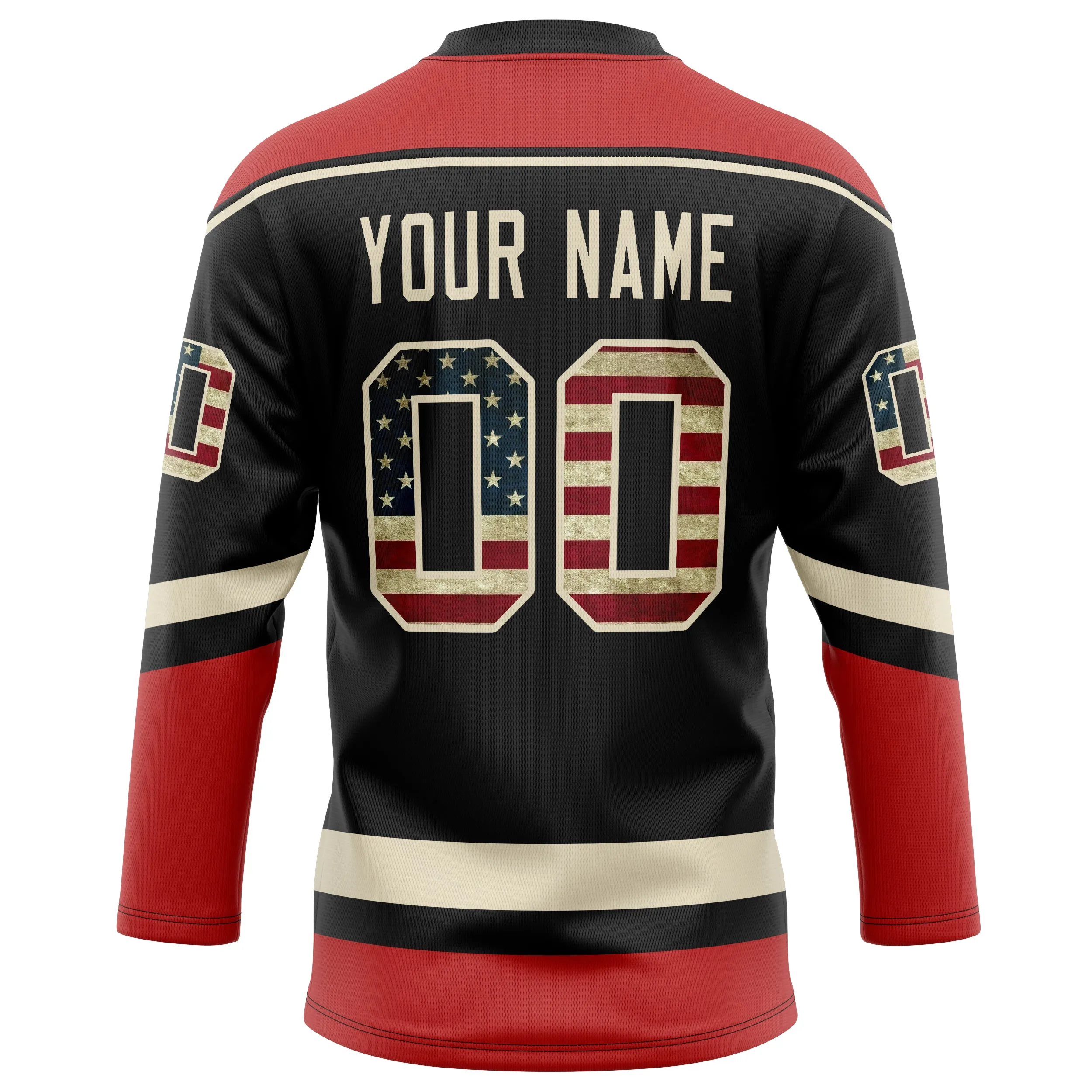 Custom Brown Red Solid Colour Hockey Jersey sold by Tailorly product image thumbnail 4