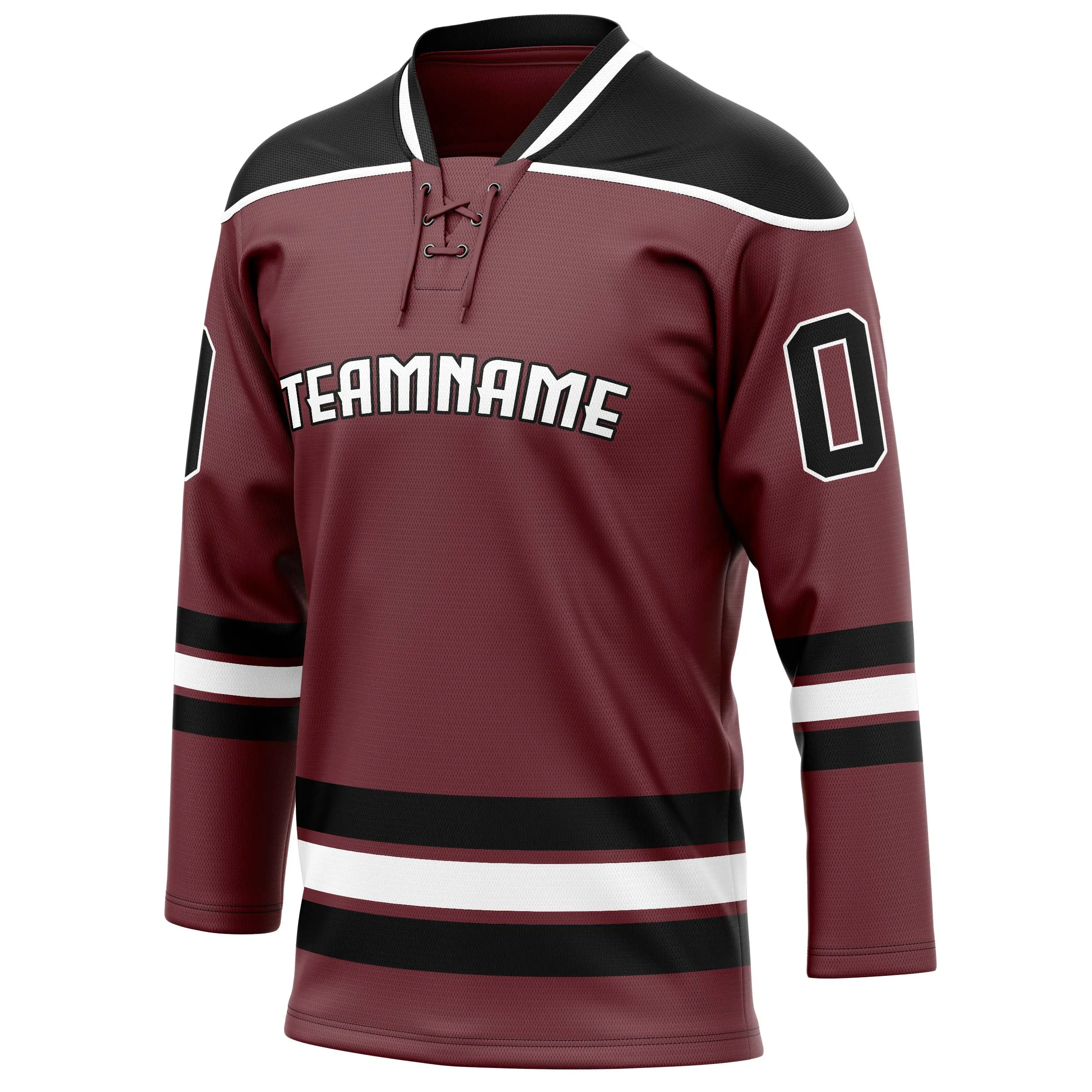 Custom Brown Black Solid Colour Hockey Jersey sold by Tailorly product image thumbnail 3
