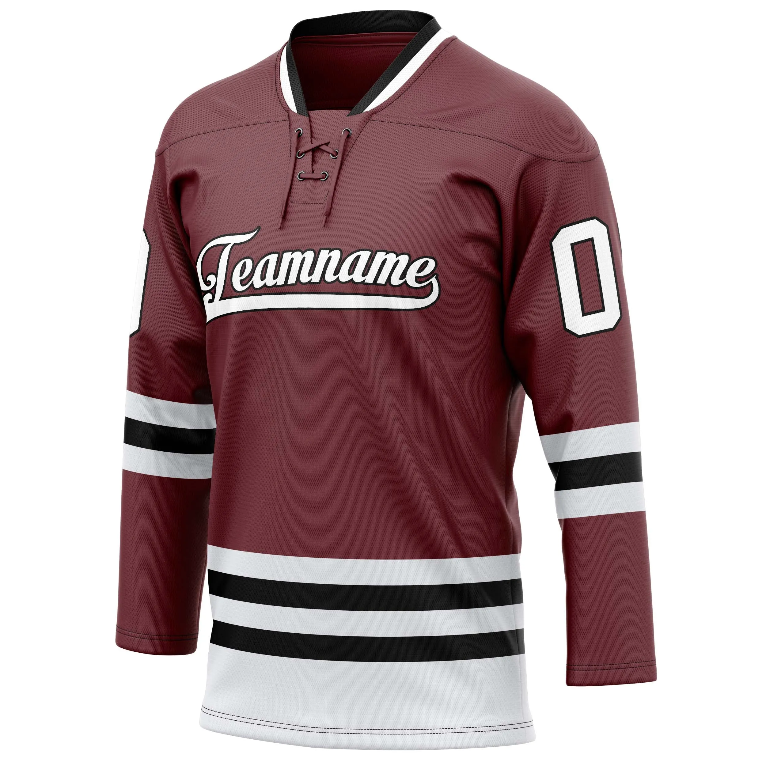Custom Brown Black Solid Colour Hockey Jersey sold by Tailorly product image thumbnail 3