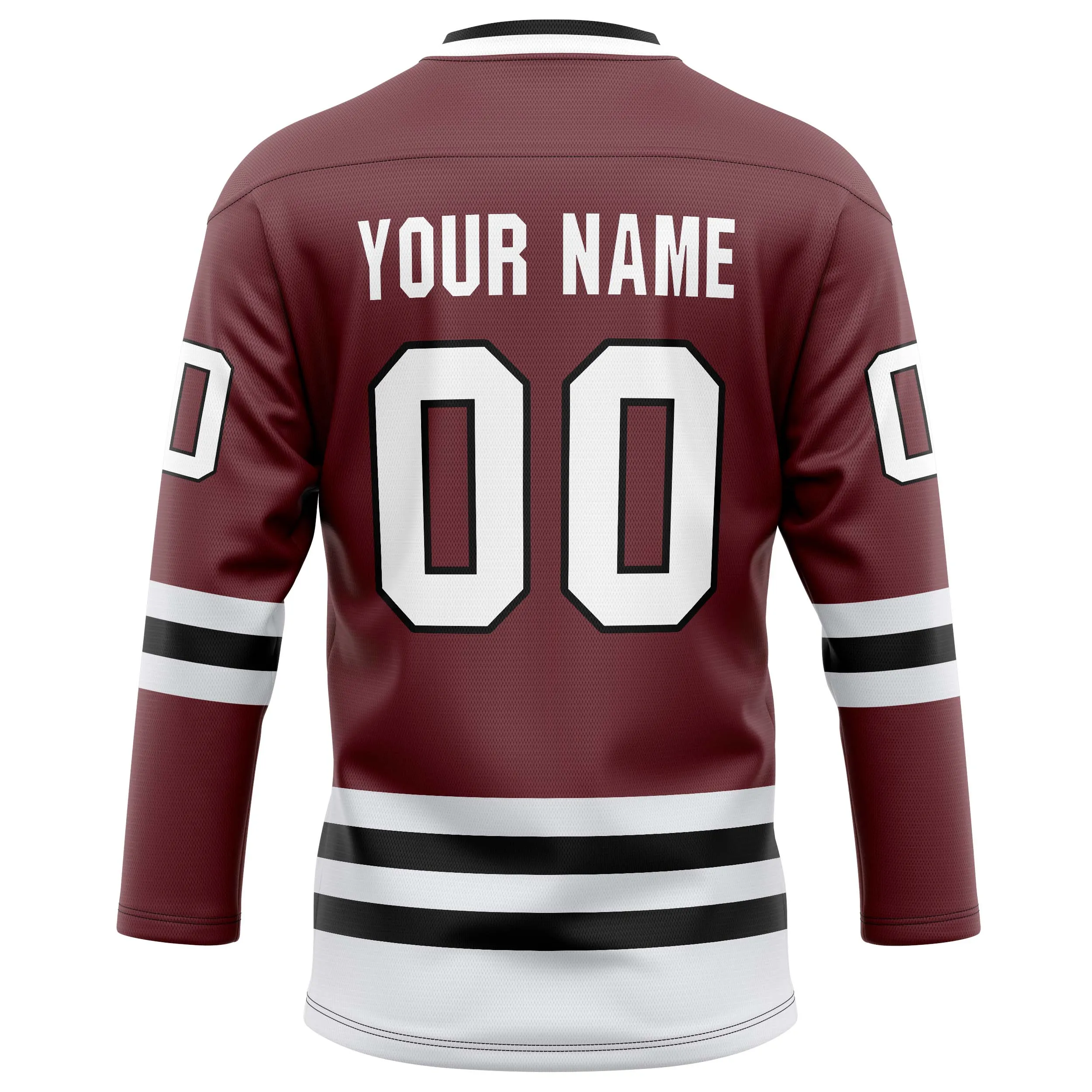 Custom Brown Black Solid Colour Hockey Jersey sold by Tailorly product image thumbnail 4