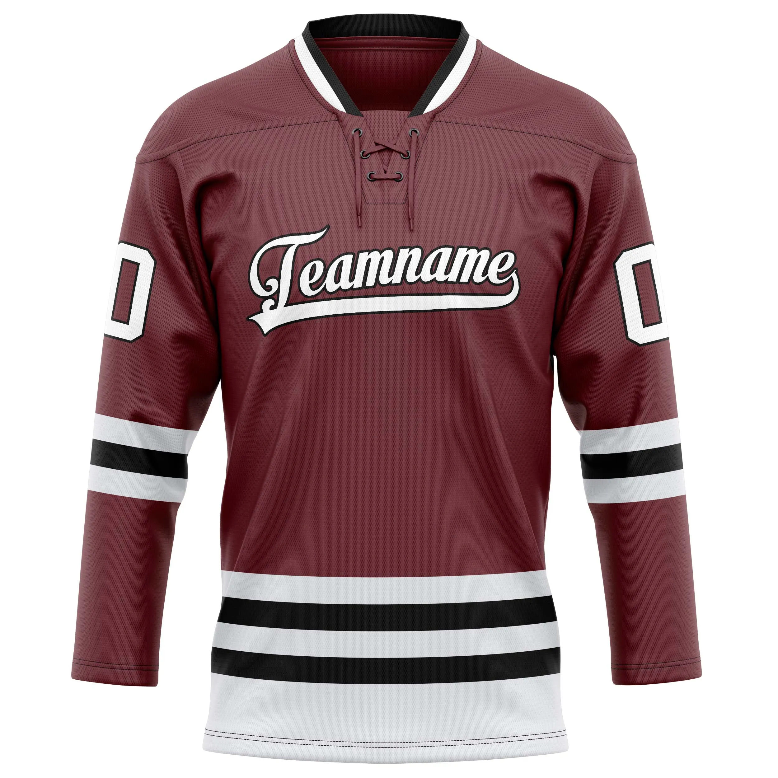 Custom Brown Black Solid Colour Hockey Jersey sold by Tailorly product image thumbnail 2