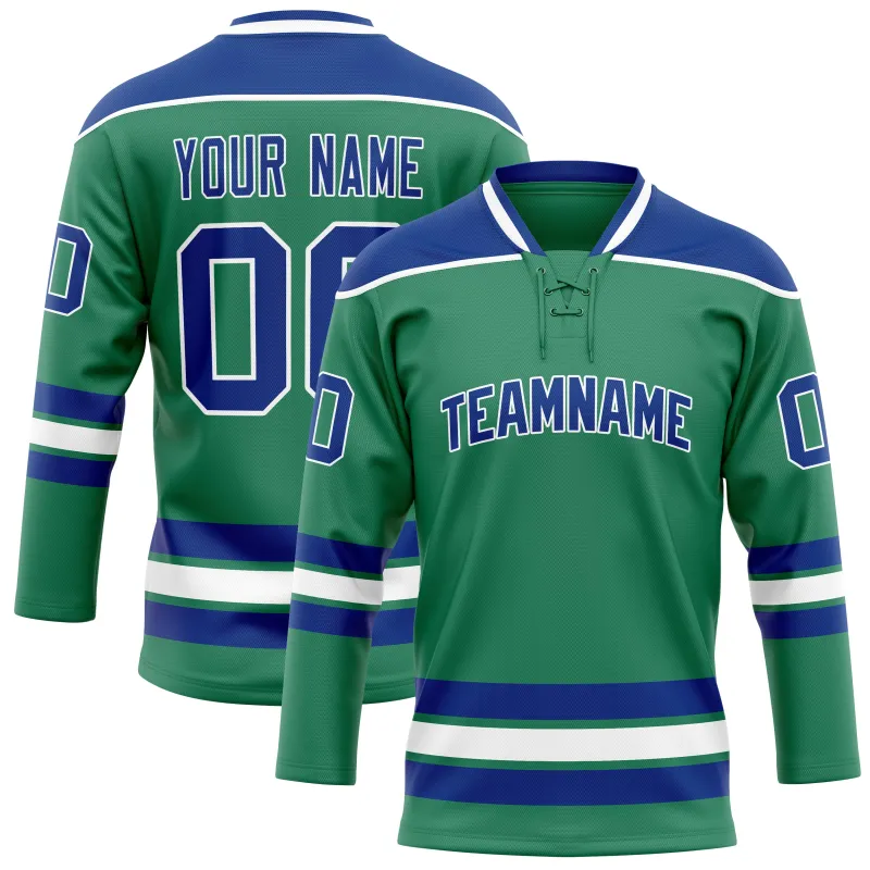 Custom Green Royal Solid Colour Hockey Jersey sold by Tailorly