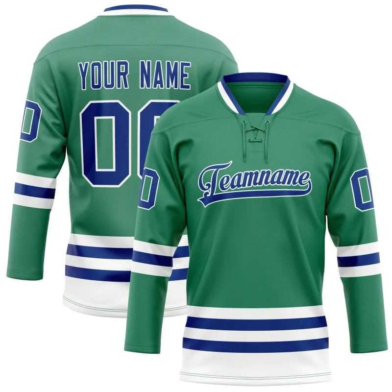 Custom Green Royal Solid Colour Hockey Jersey sold by Tailorly