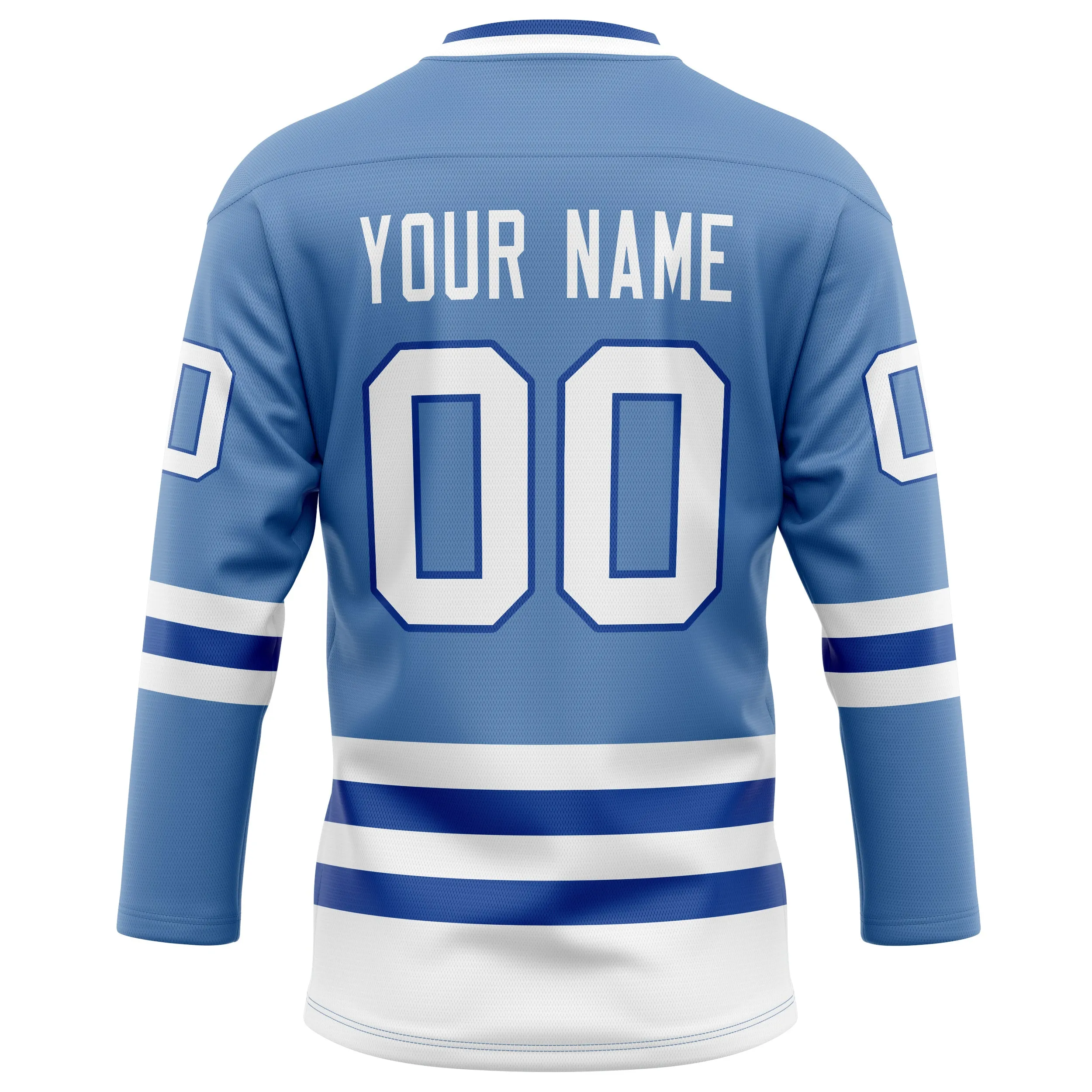 Custom Light Blue Royal Solid Colour Hockey Jersey sold by Tailorly product image thumbnail 4