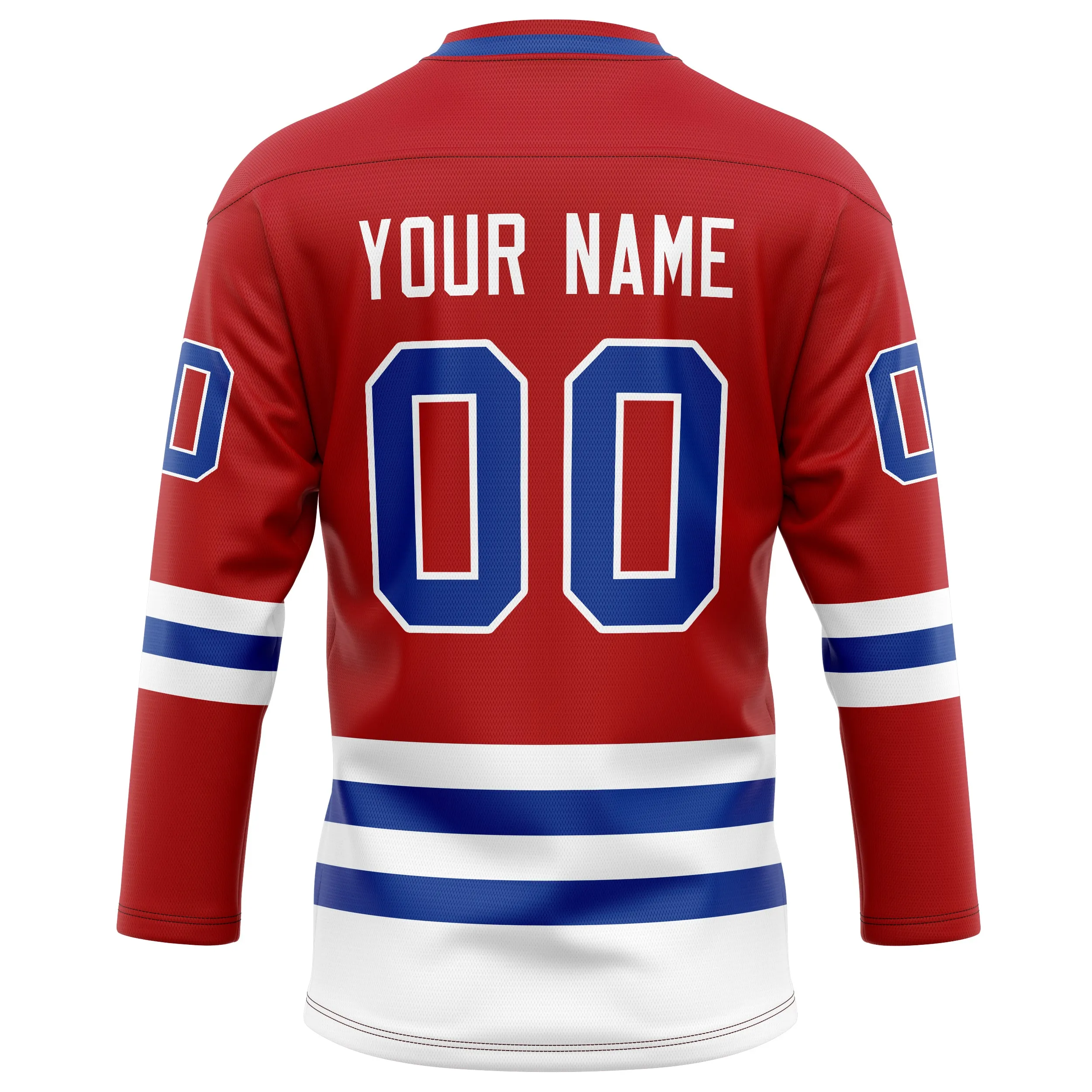 Custom Red Royal Solid Colour Hockey Jersey sold by Tailorly product image thumbnail 4