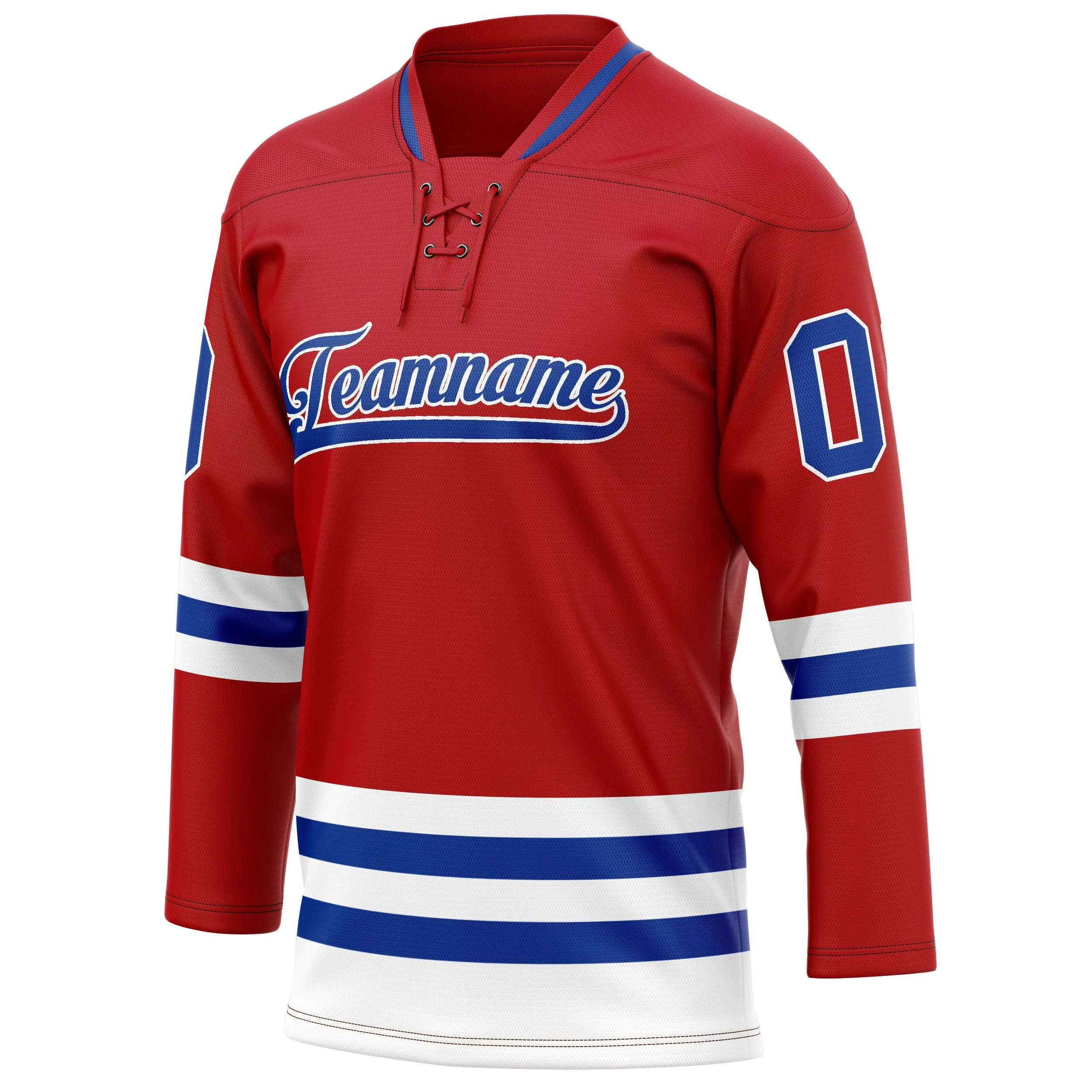 Custom Red Royal Solid Colour Hockey Jersey sold by Tailorly product image thumbnail 3