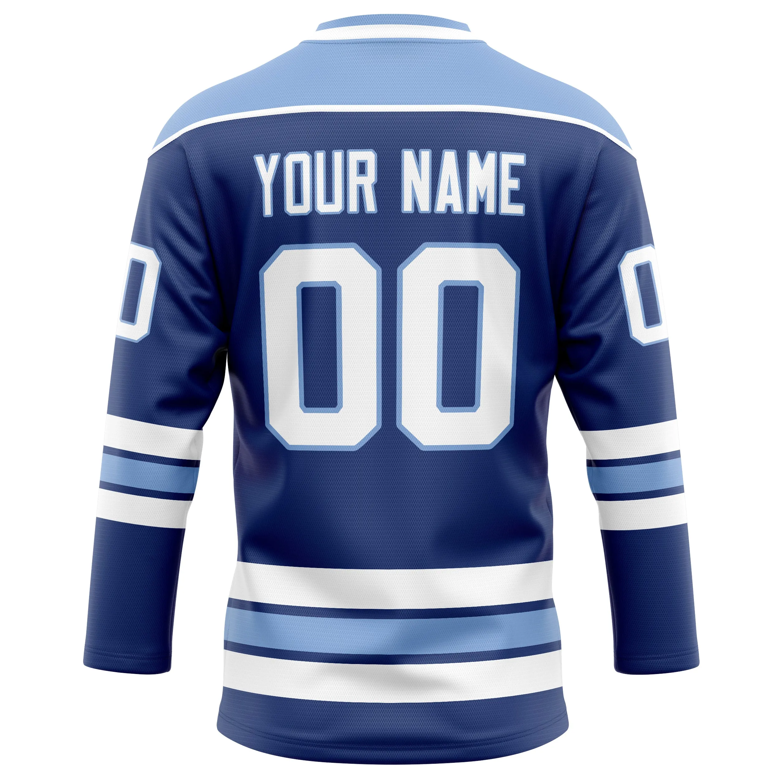 Custom Royal Light Blue Solid Colour Hockey Jersey sold by Tailorly product image thumbnail 4