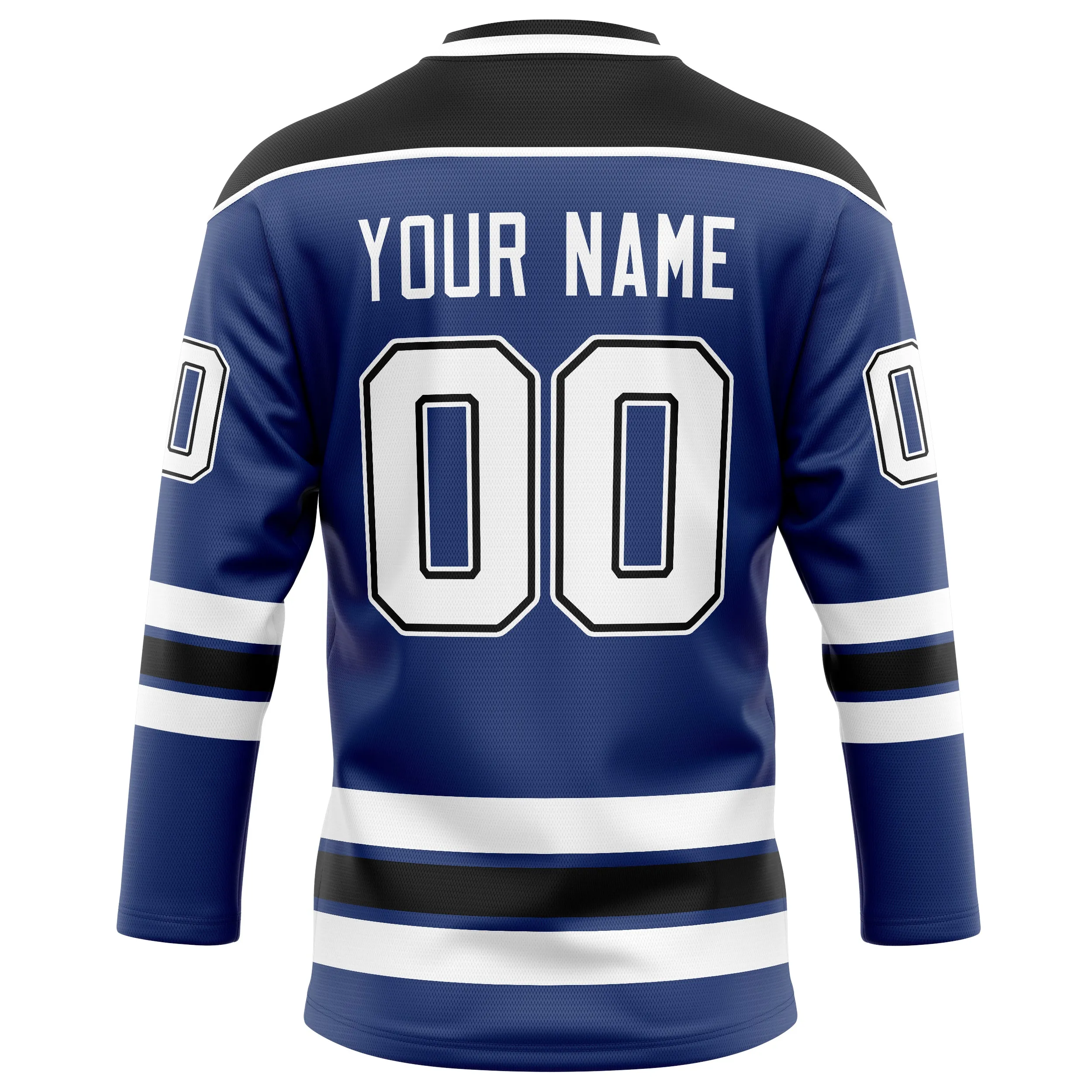 Custom Royal Black Solid Colour Hockey Jersey sold by Tailorly product image thumbnail 4