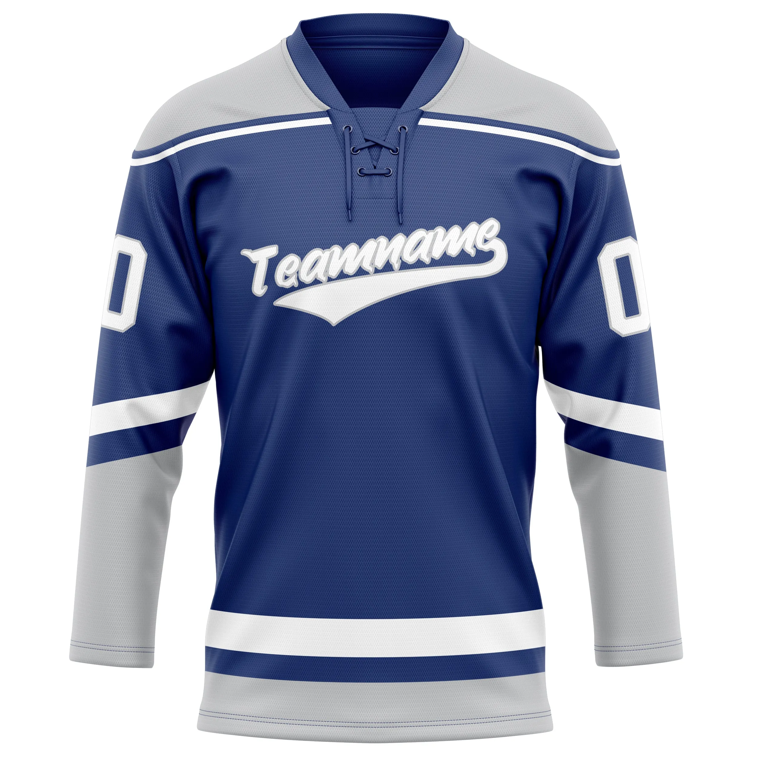 Custom Royal Gray Solid Colour Hockey Jersey sold by Tailorly product image thumbnail 2