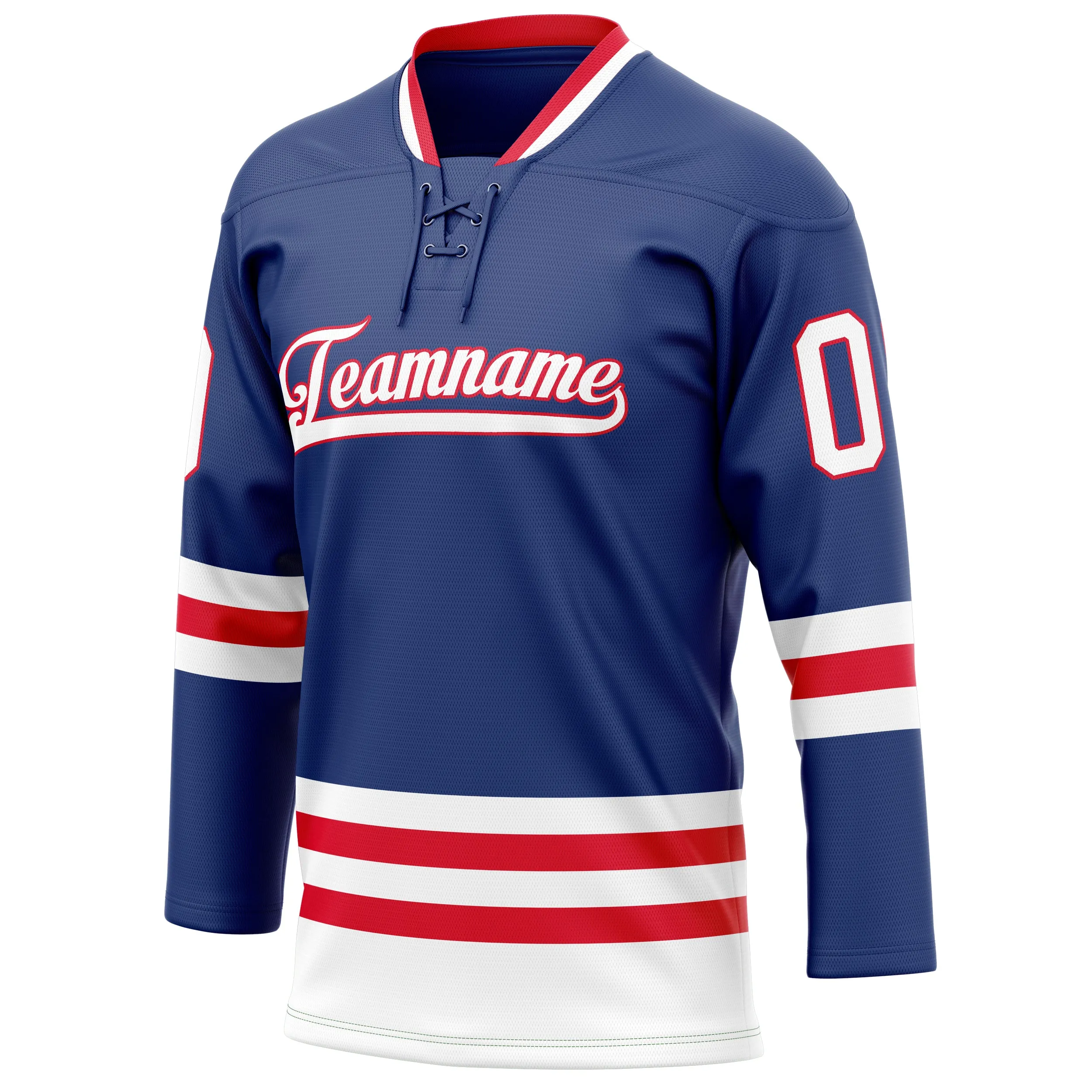Custom Royal Red Solid Colour Hockey Jersey sold by Tailorly product image thumbnail 3