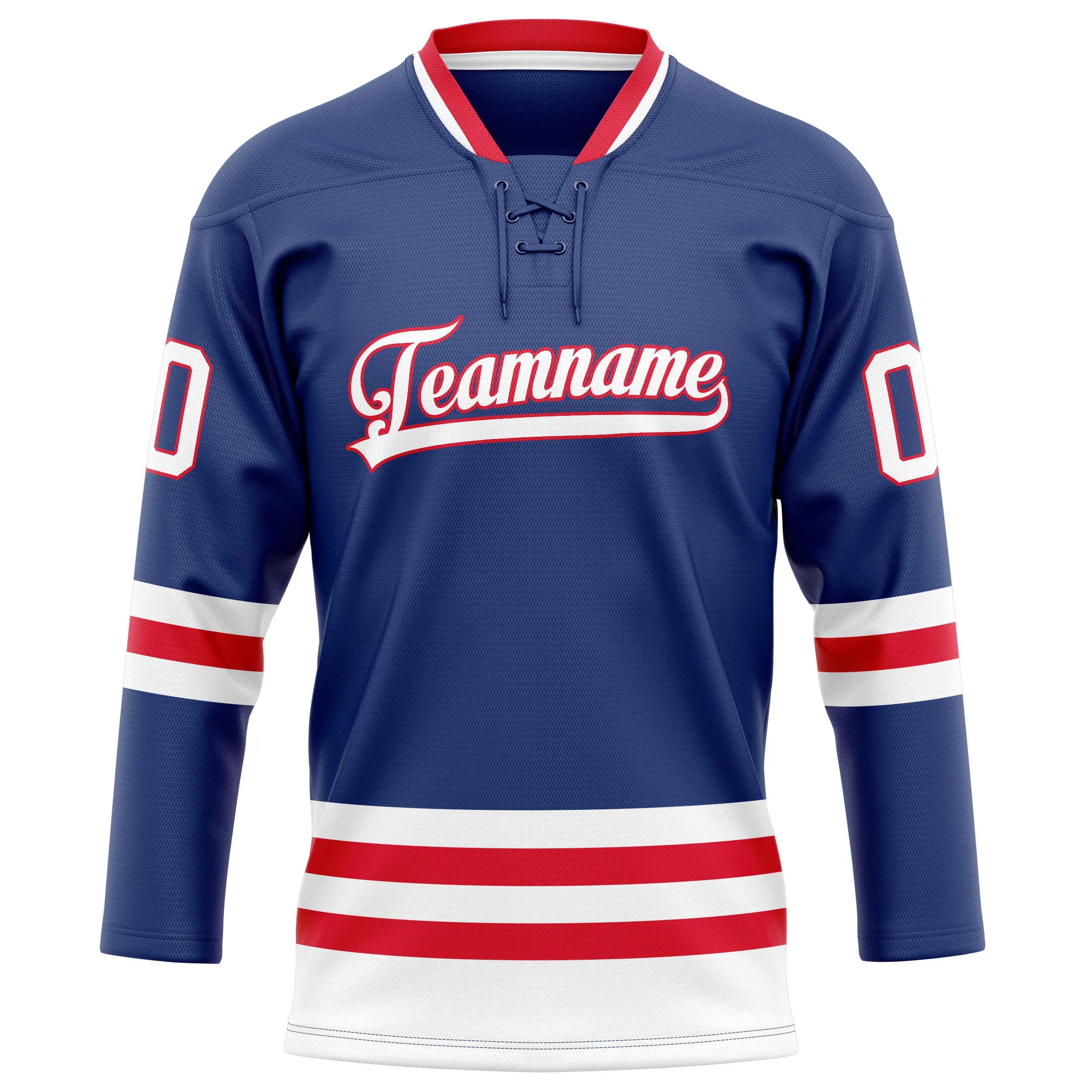 Custom Royal Red Solid Colour Hockey Jersey sold by Tailorly product image thumbnail 2