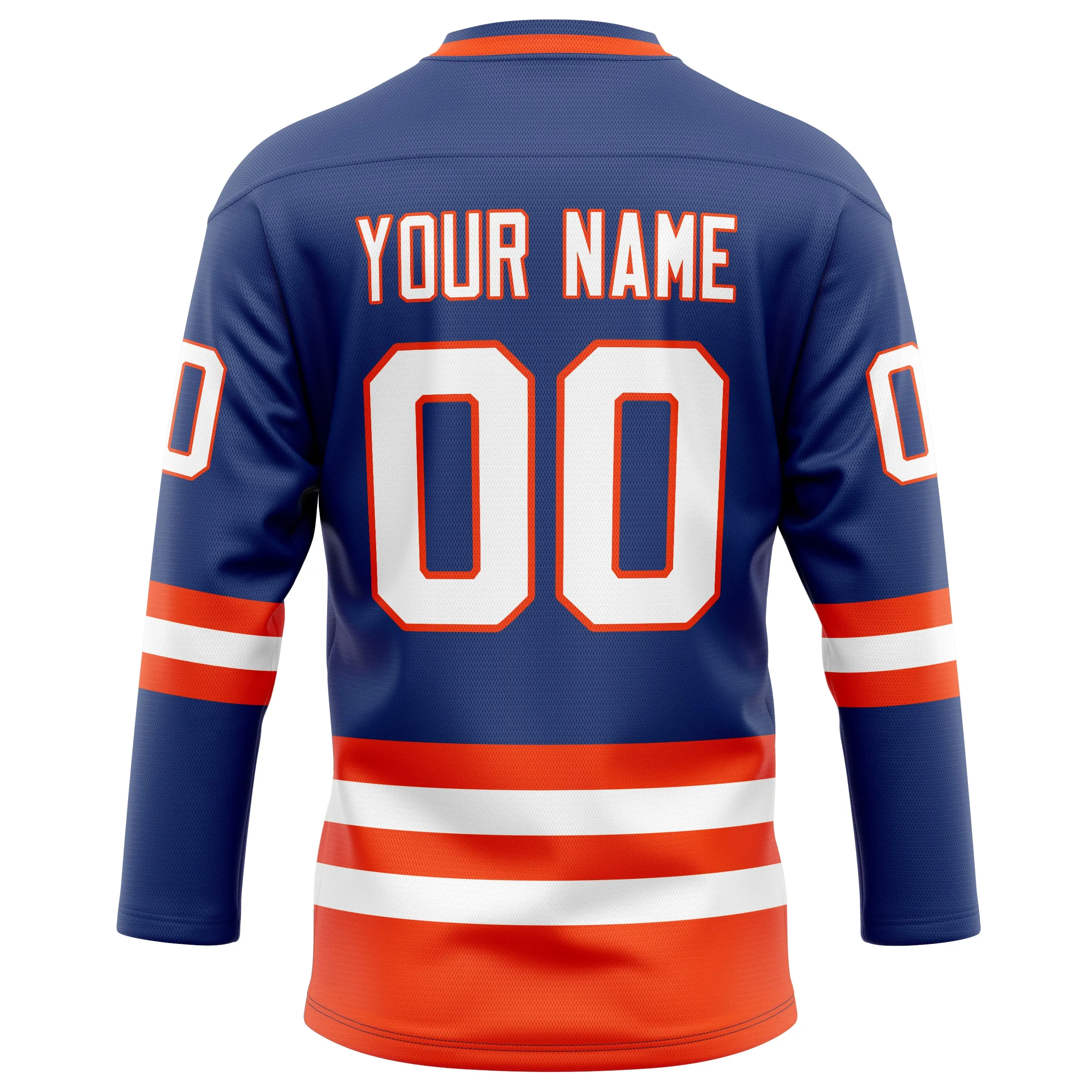 Custom Royal Orange Solid Colour Hockey Jersey sold by Tailorly product image thumbnail 4