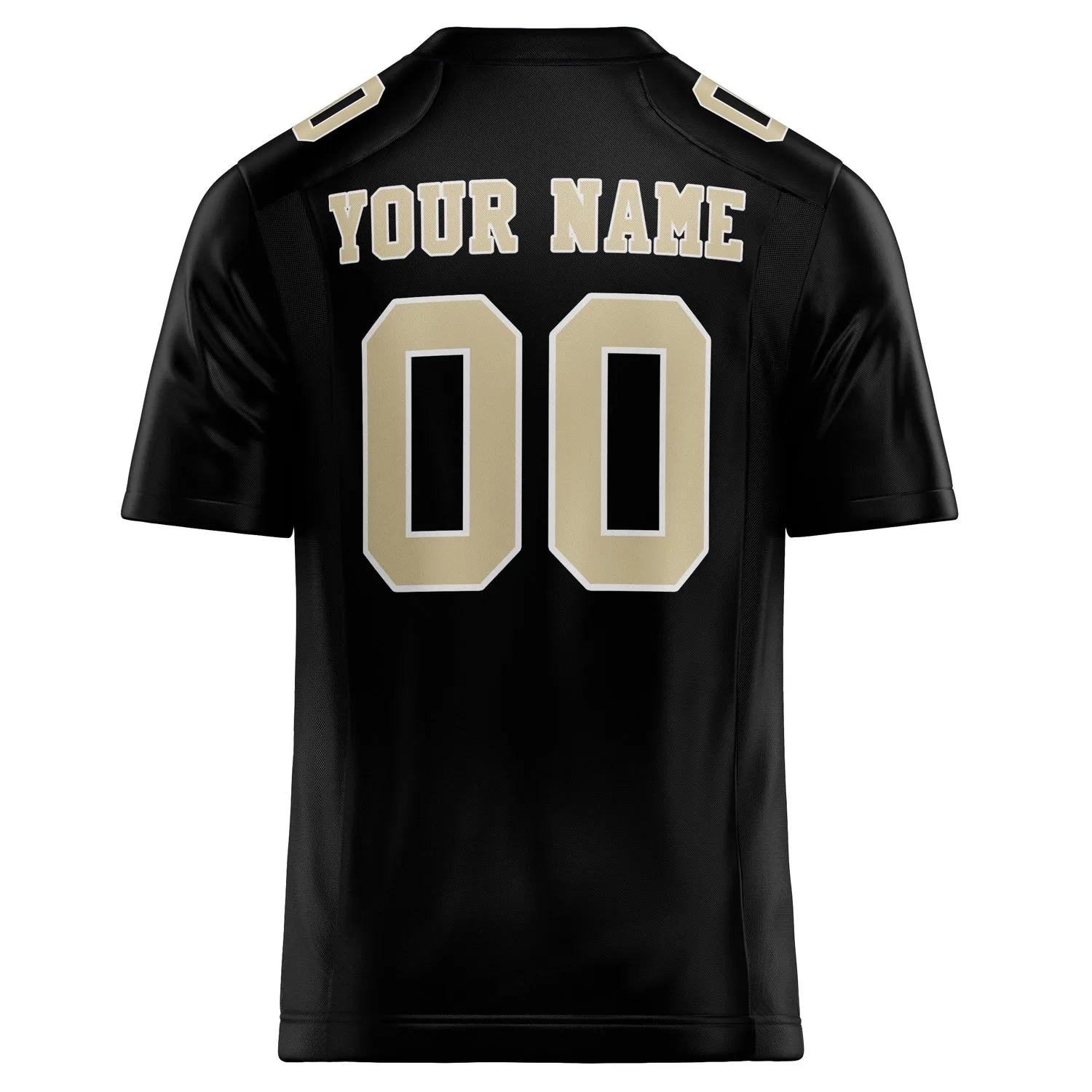 Custom Black cream Solid Colour Football Jersey sold by Tailorly product image thumbnail 4