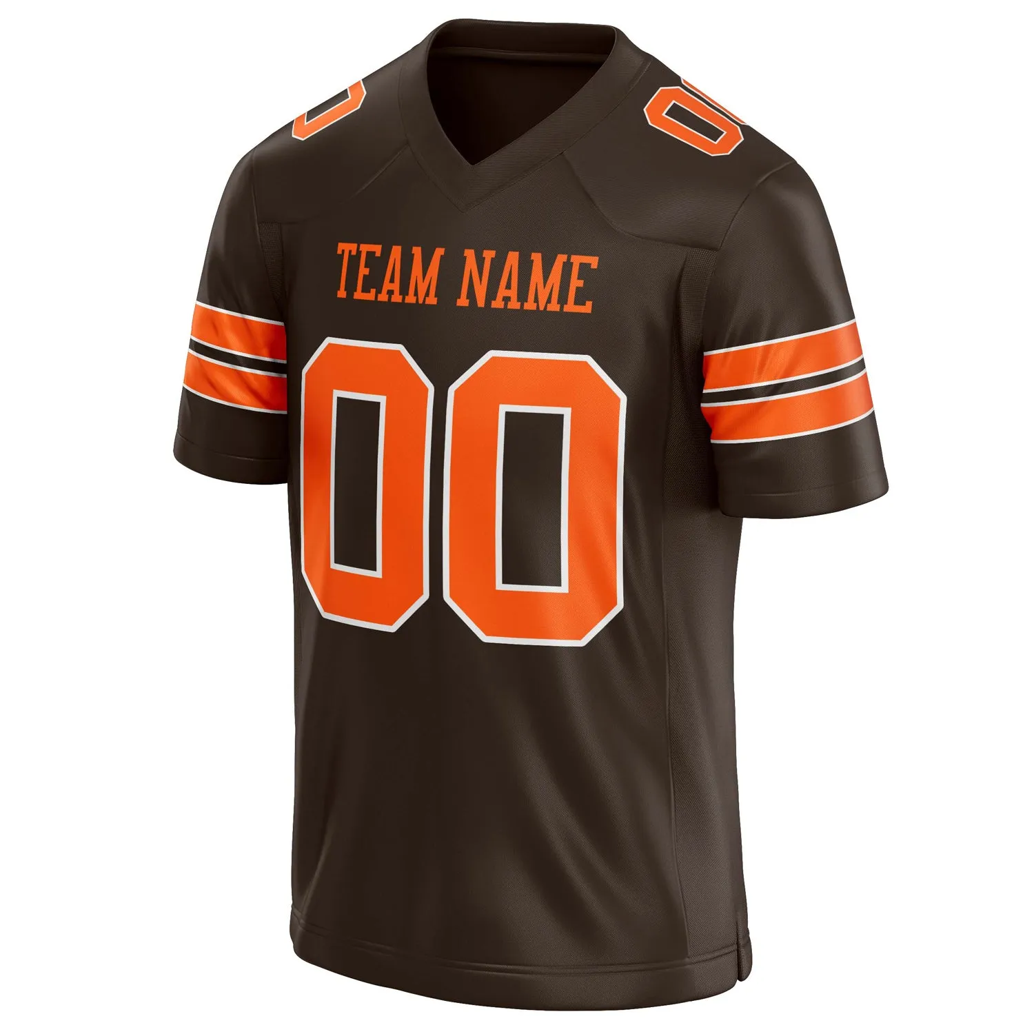 Custom orange Solid Colour Football Jersey sold by Tailorly product image thumbnail 3