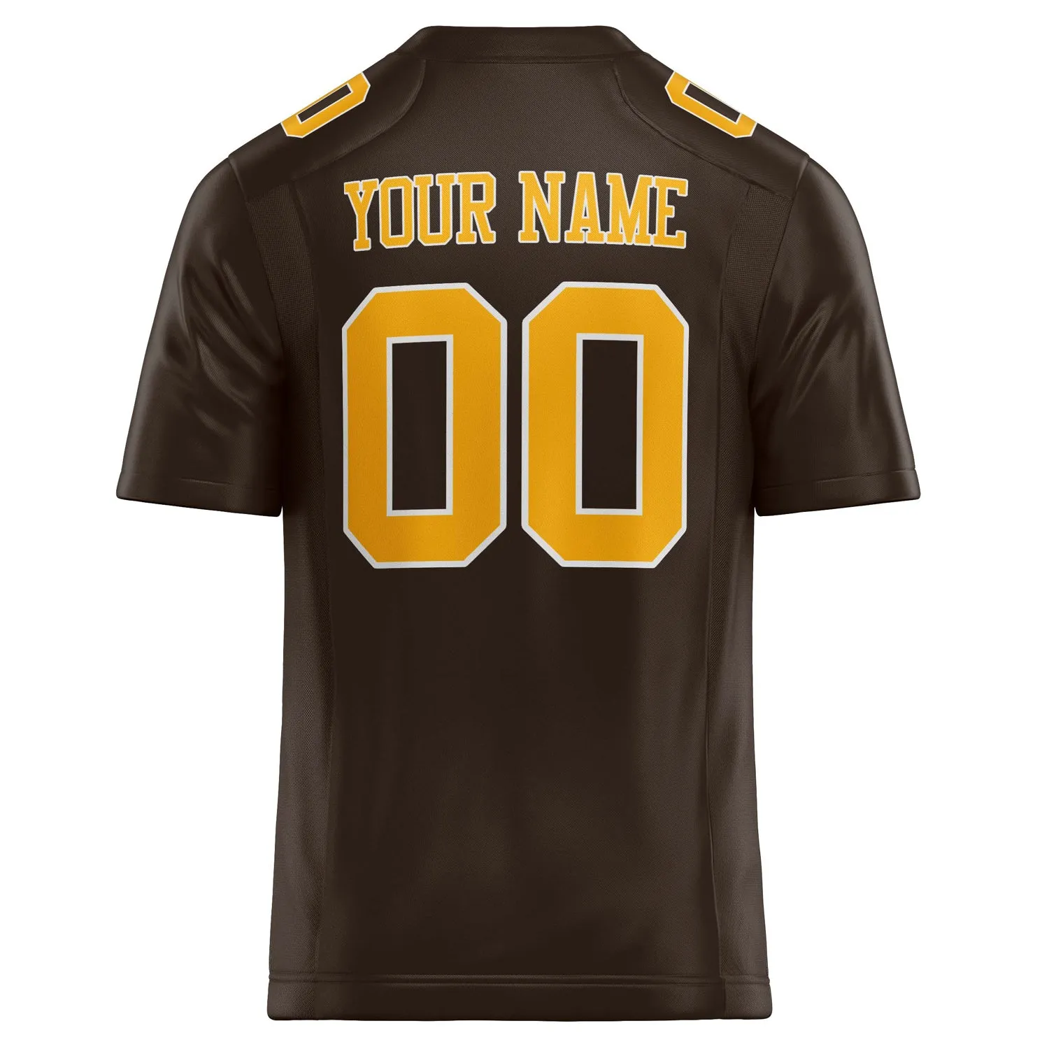 Custom gold Solid Colour Football Jersey sold by Tailorly product image thumbnail 4