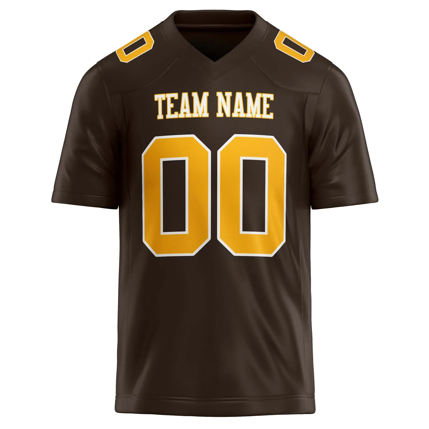 Custom gold Solid Colour Football Jersey sold by Tailorly product image thumbnail 2