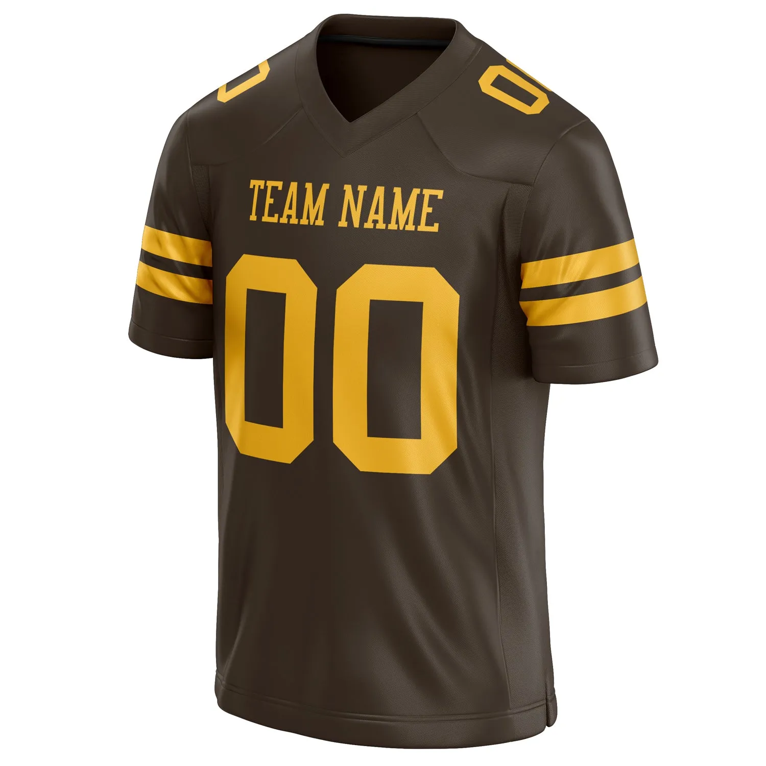 Custom gold Solid Colour Football Jersey sold by Tailorly product image thumbnail 3