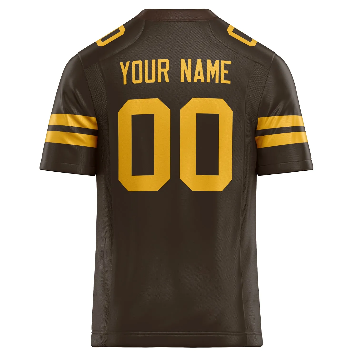 Custom gold Solid Colour Football Jersey sold by Tailorly product image thumbnail 4