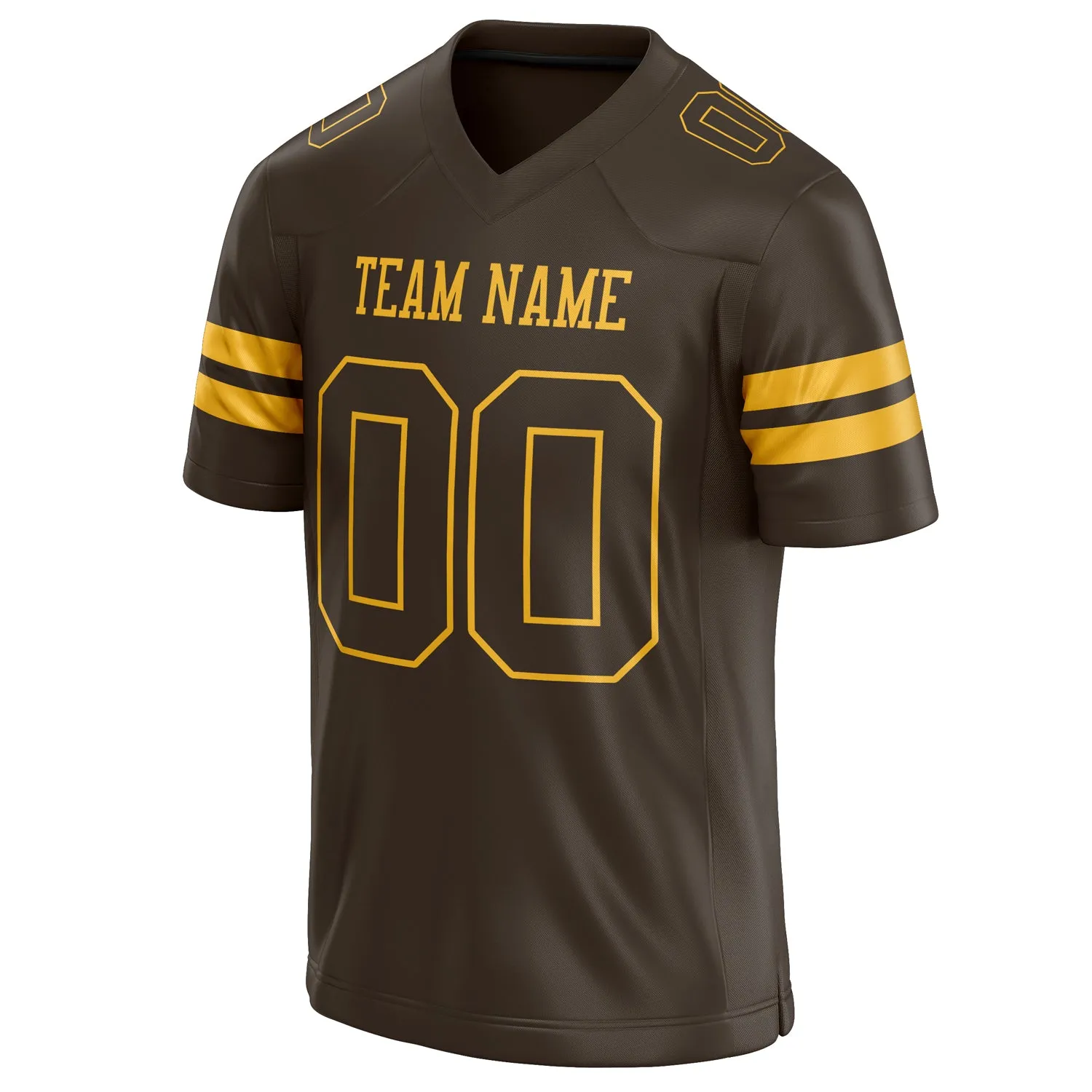 Custom gold Solid Colour Football Jersey sold by Tailorly product image thumbnail 3
