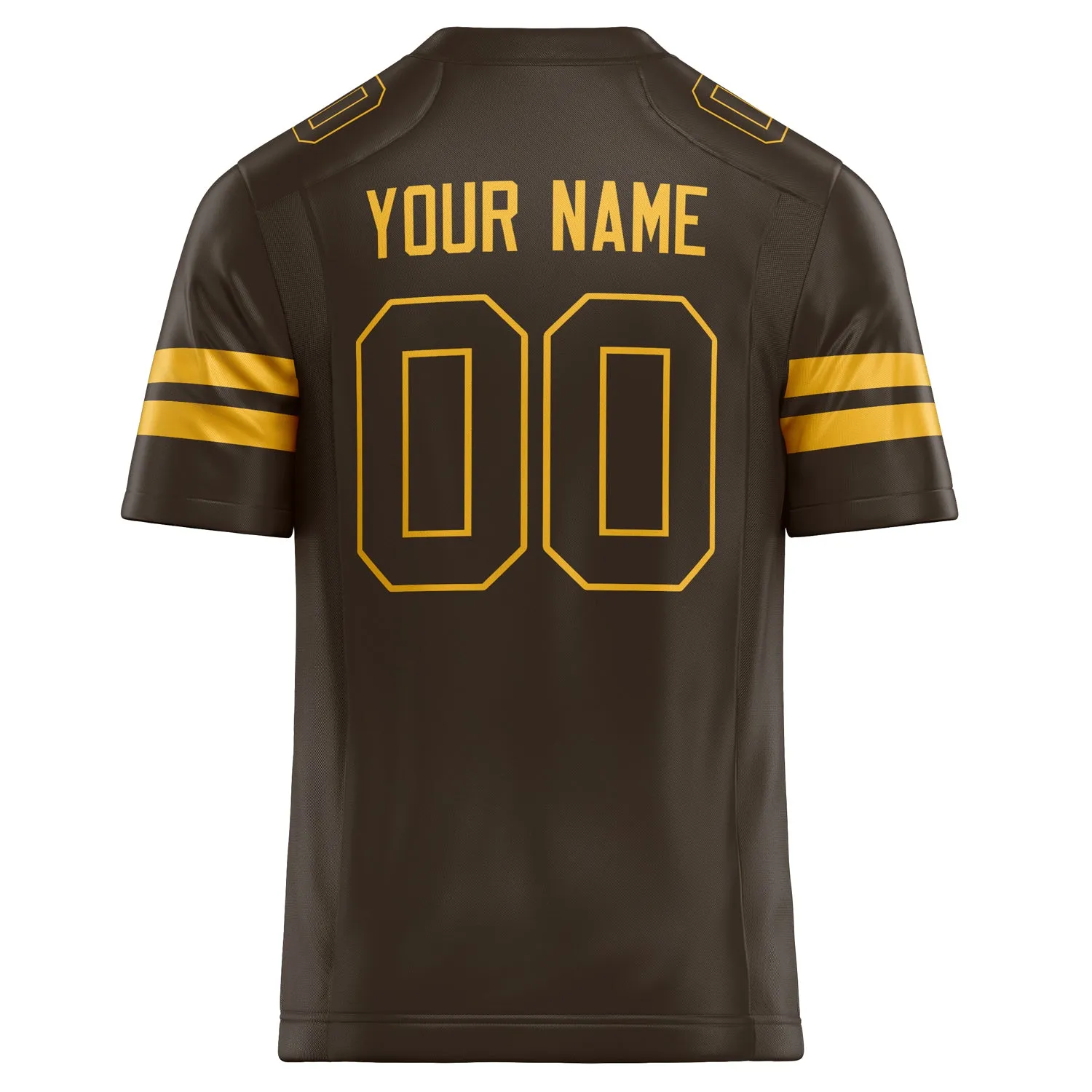 Custom gold Solid Colour Football Jersey sold by Tailorly product image thumbnail 4