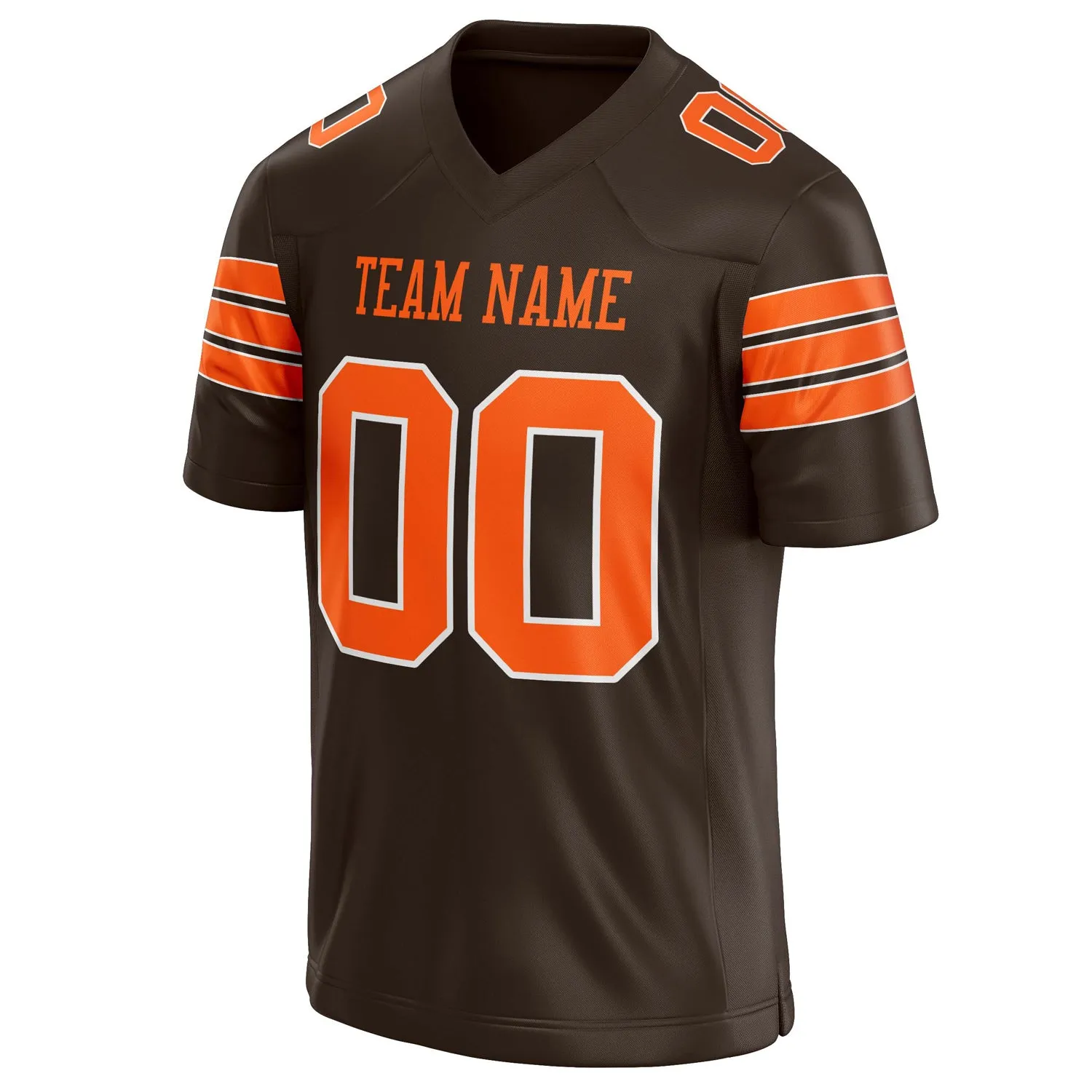 Custom orange Solid Colour Football Jersey sold by Tailorly product image thumbnail 3