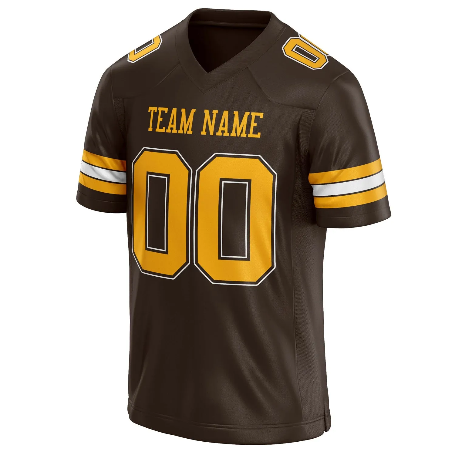 Custom gold Solid Colour Football Jersey sold by Tailorly product image thumbnail 3