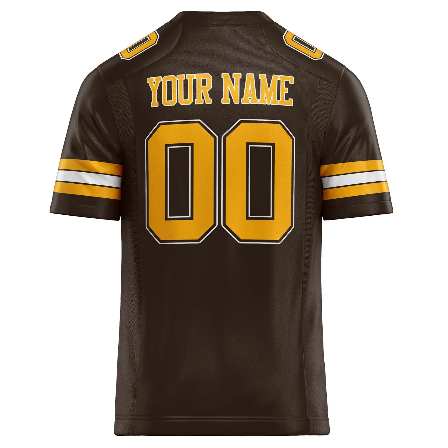 Custom gold Solid Colour Football Jersey sold by Tailorly product image thumbnail 4