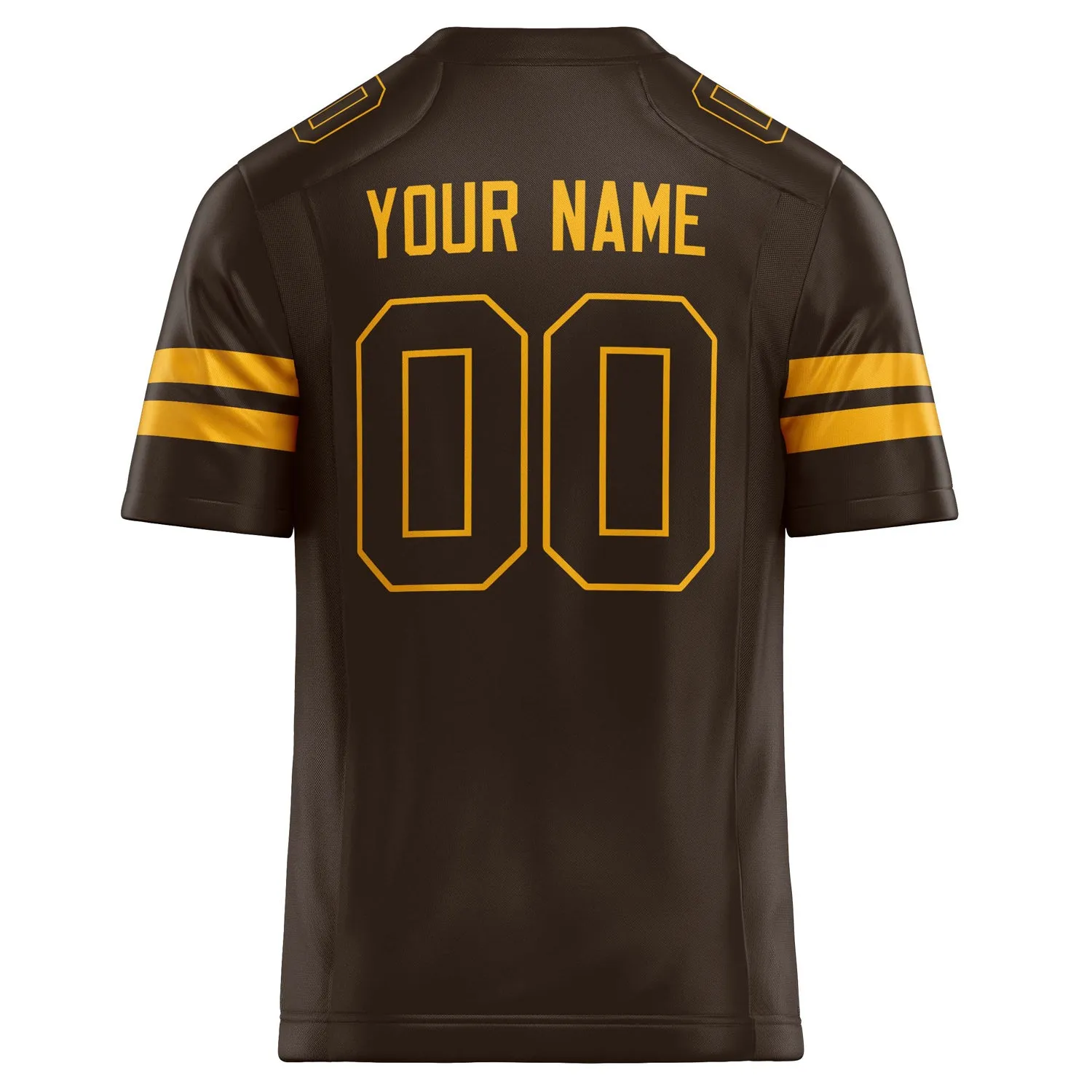 Custom gold Solid Colour Football Jersey sold by Tailorly product image thumbnail 4