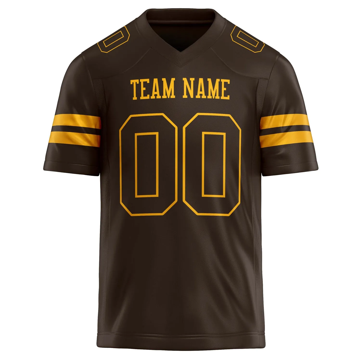 Custom gold Solid Colour Football Jersey sold by Tailorly product image thumbnail 2